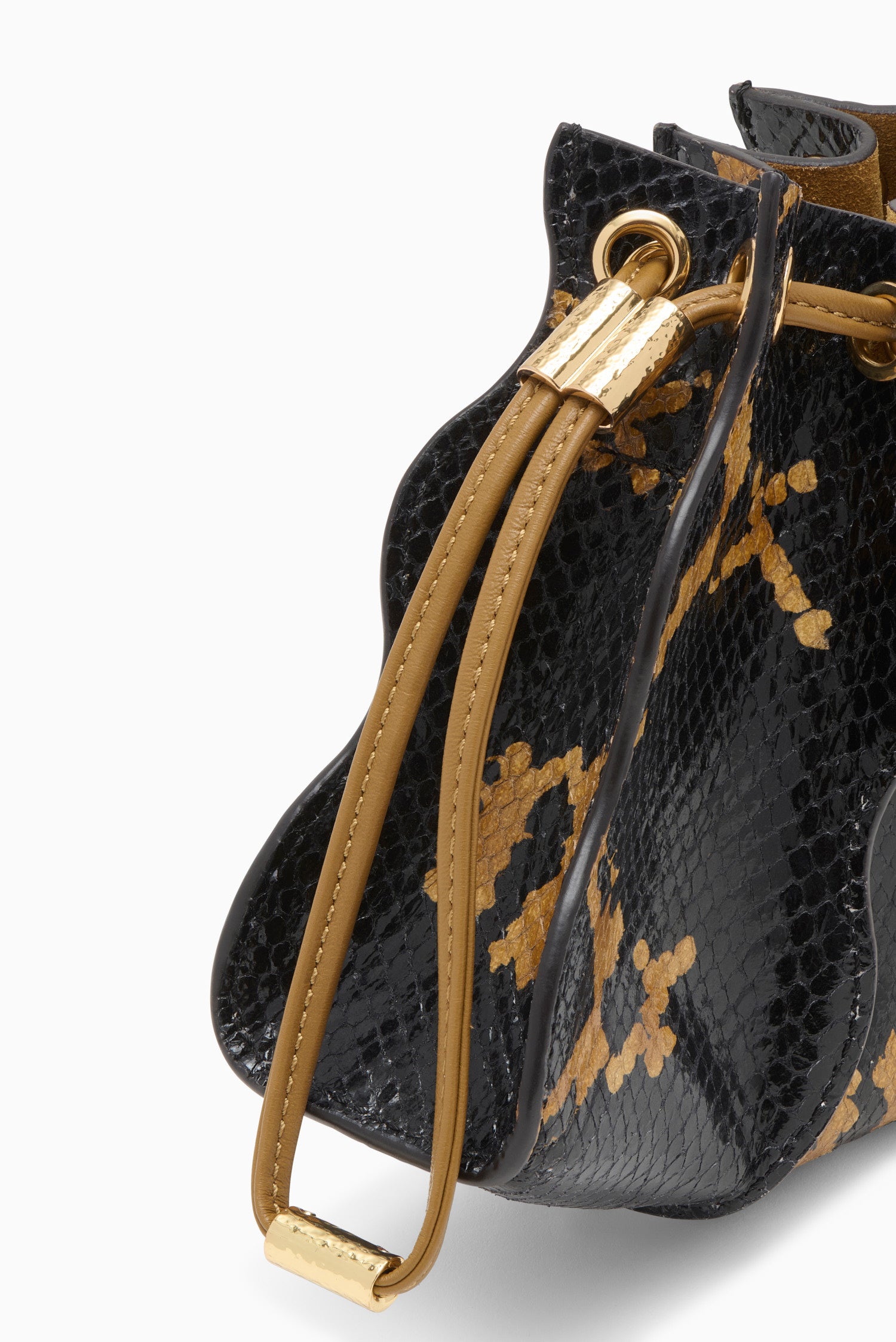 Adria Pleated Wave Wristlet - Desert Exotic