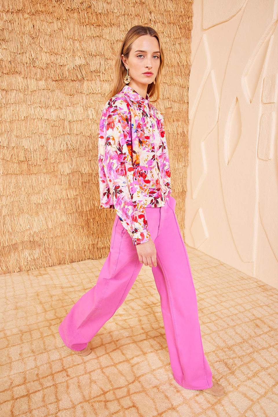 Tahlia Blouse - Azalea