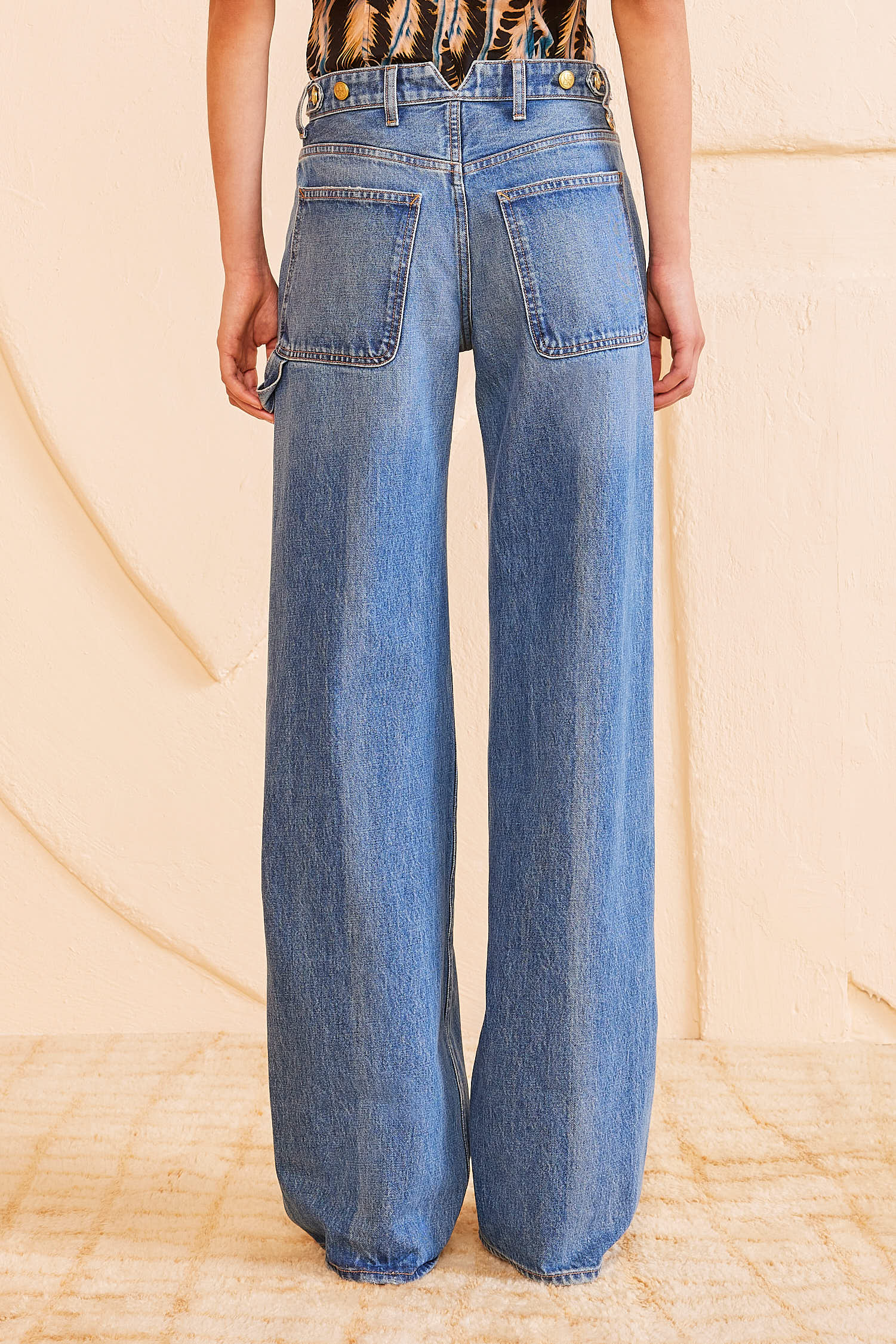 The Asher Jean - Danube Wide Leg Denim Jeans - Ulla Johnson The Asher Jean - Danube Wide Leg Denim Jeans - Ulla Johnson