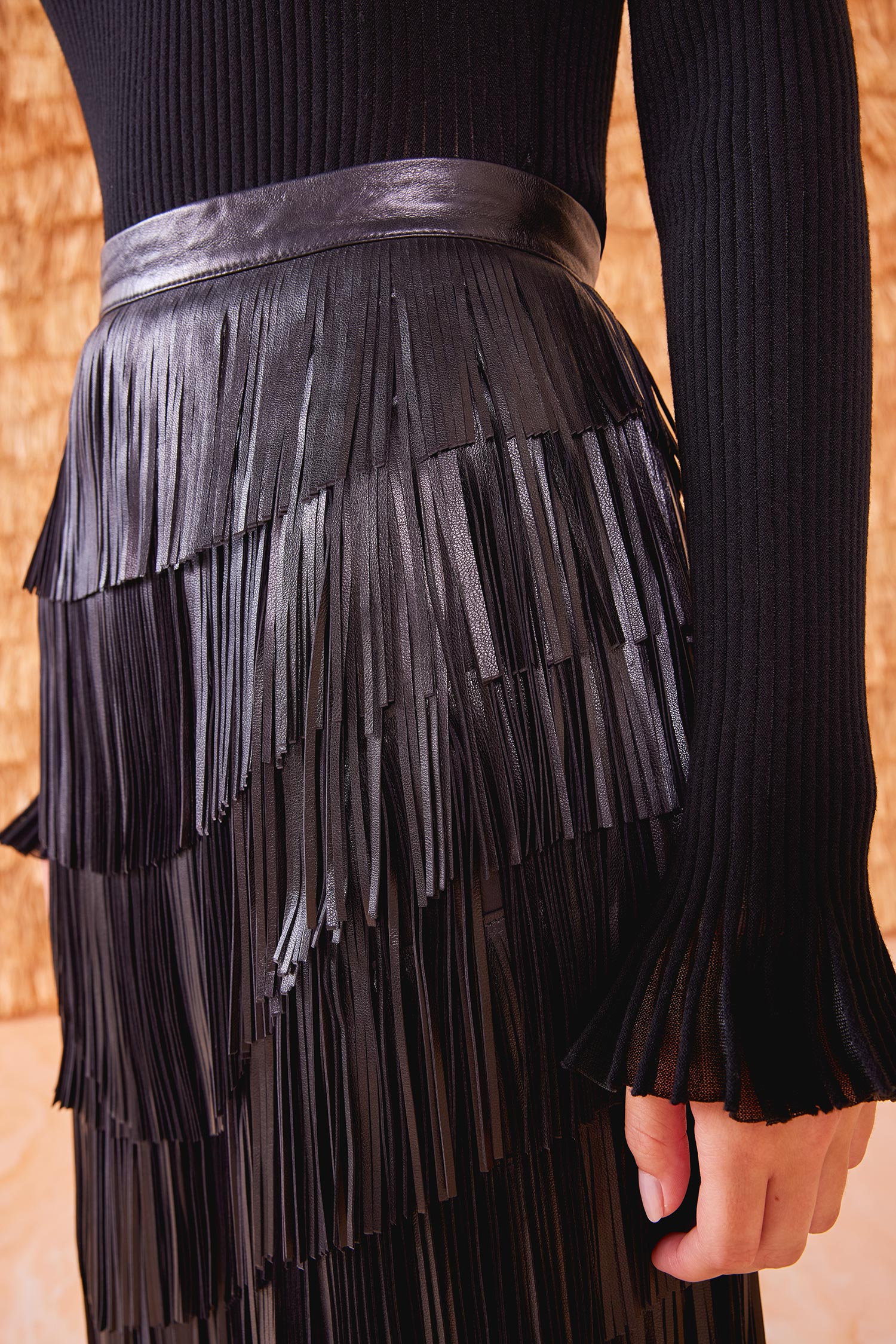 Women's Luxury Designer Leather Dresses, Skirts & Clothing