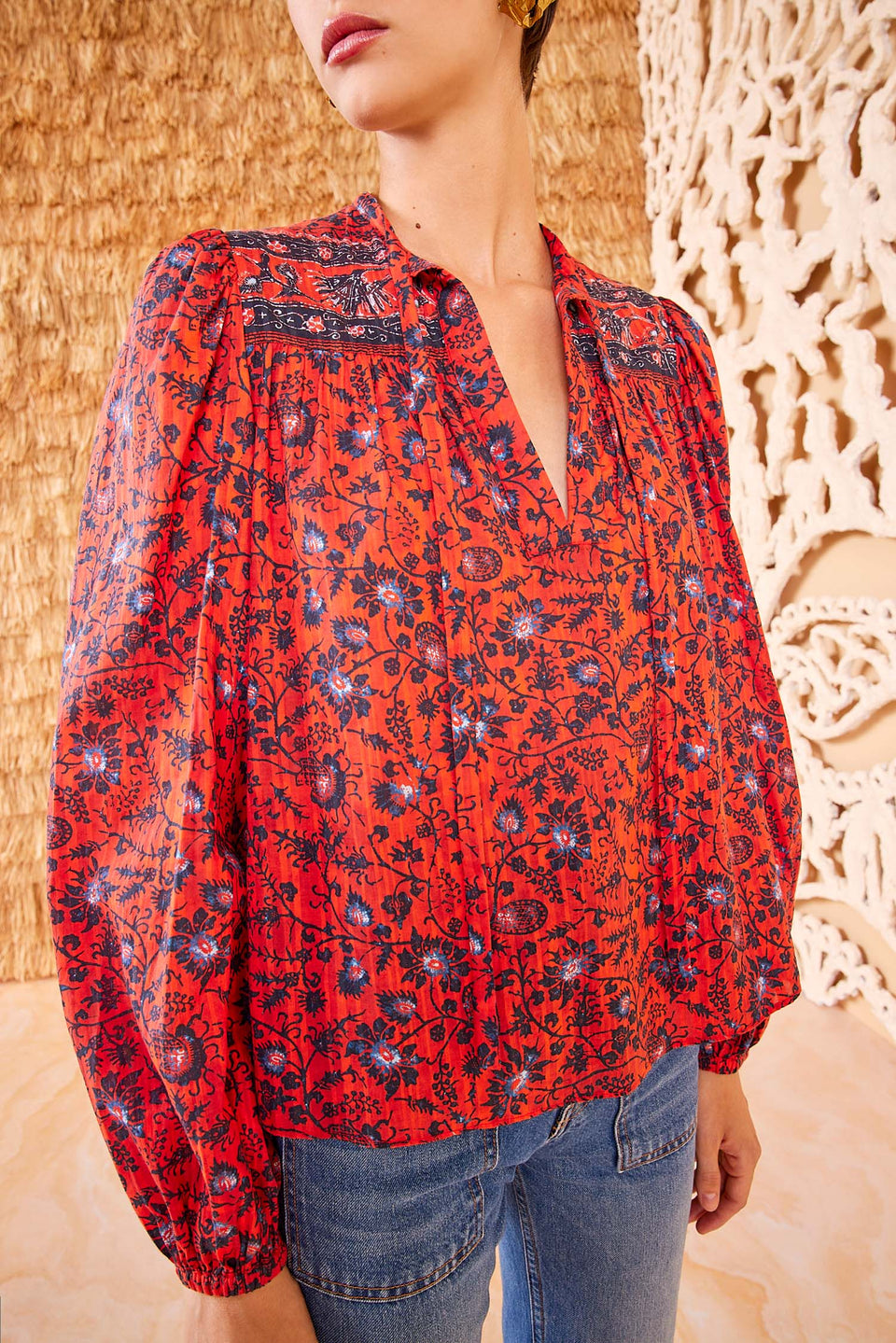 Tillie Blouse - Poppy