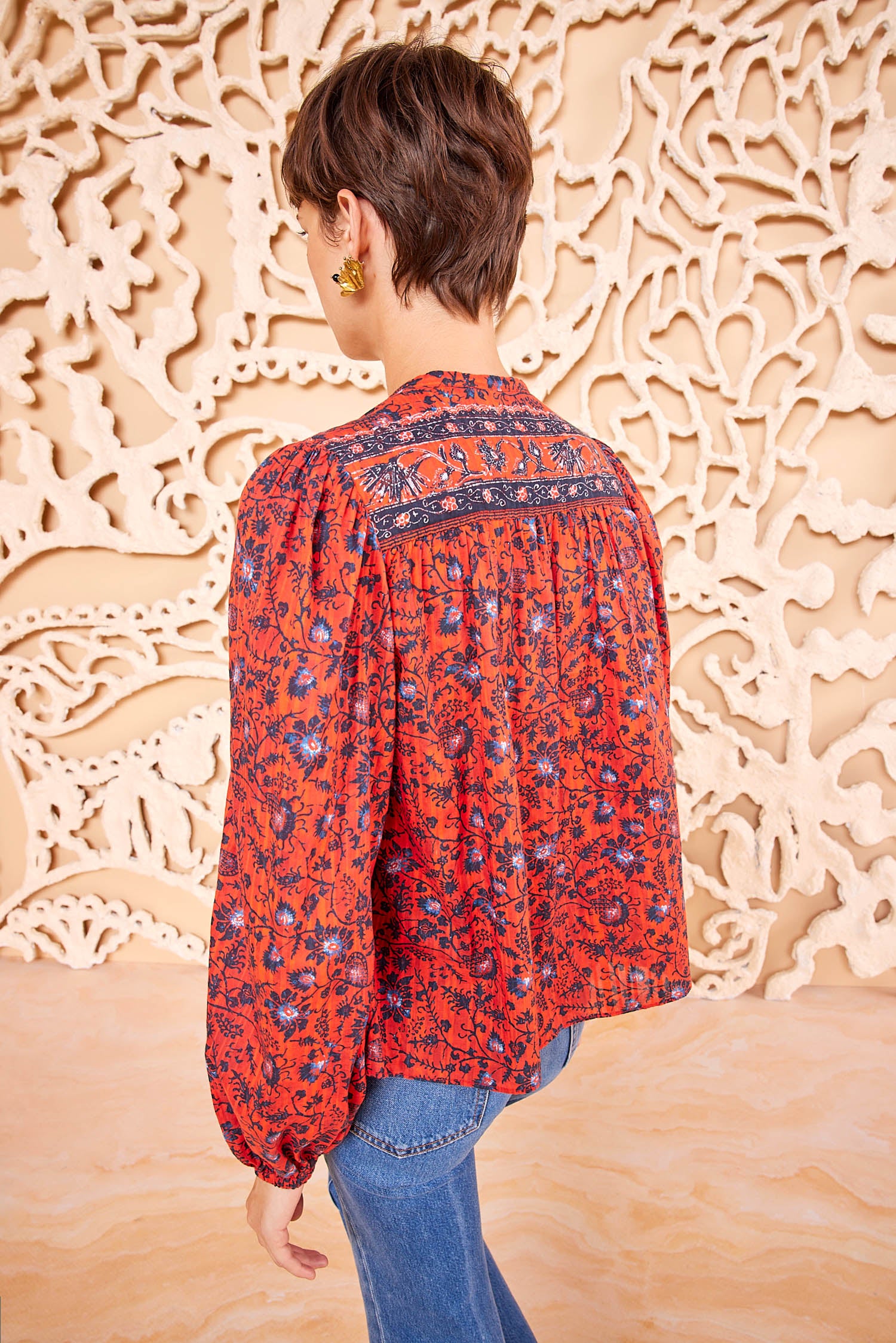 Ulla Johnson Tillie Blouse - Poppy