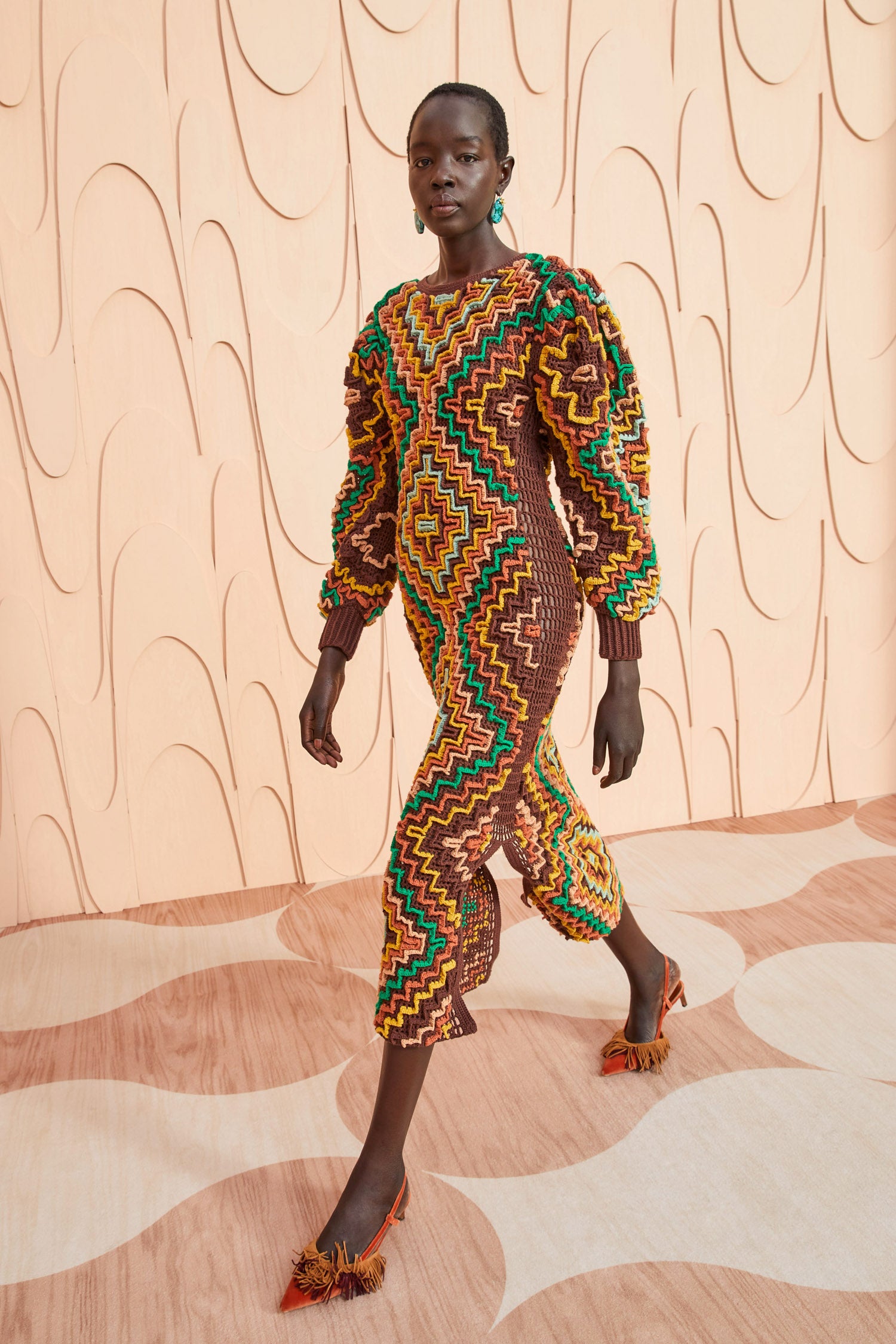 Ulla Johnson Vayda Dress - Fire Opal