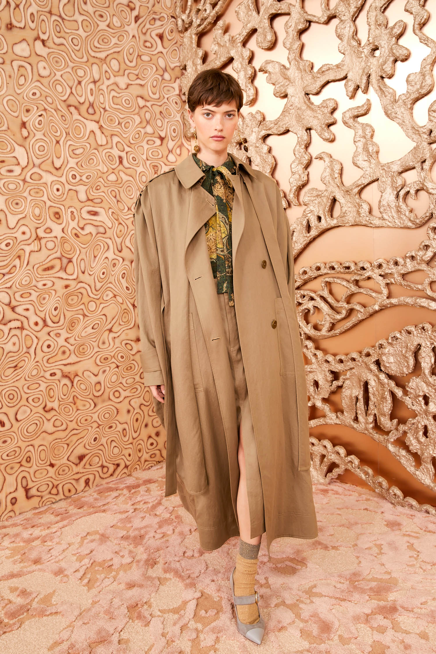 Ulla Johnson Vedi Coat - Driftwood