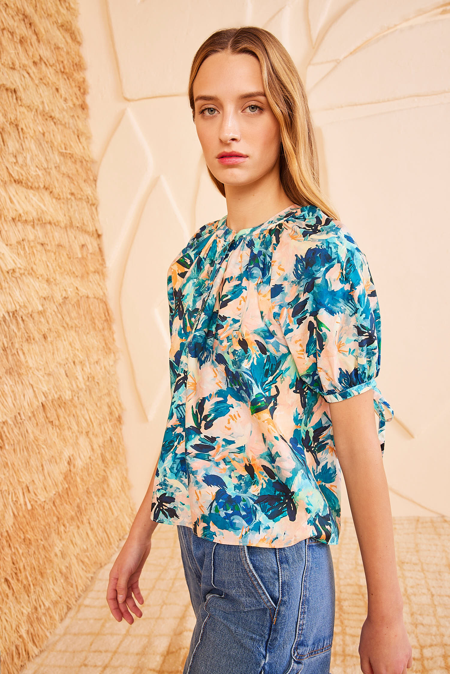 Vienne Blouse - Delphinium