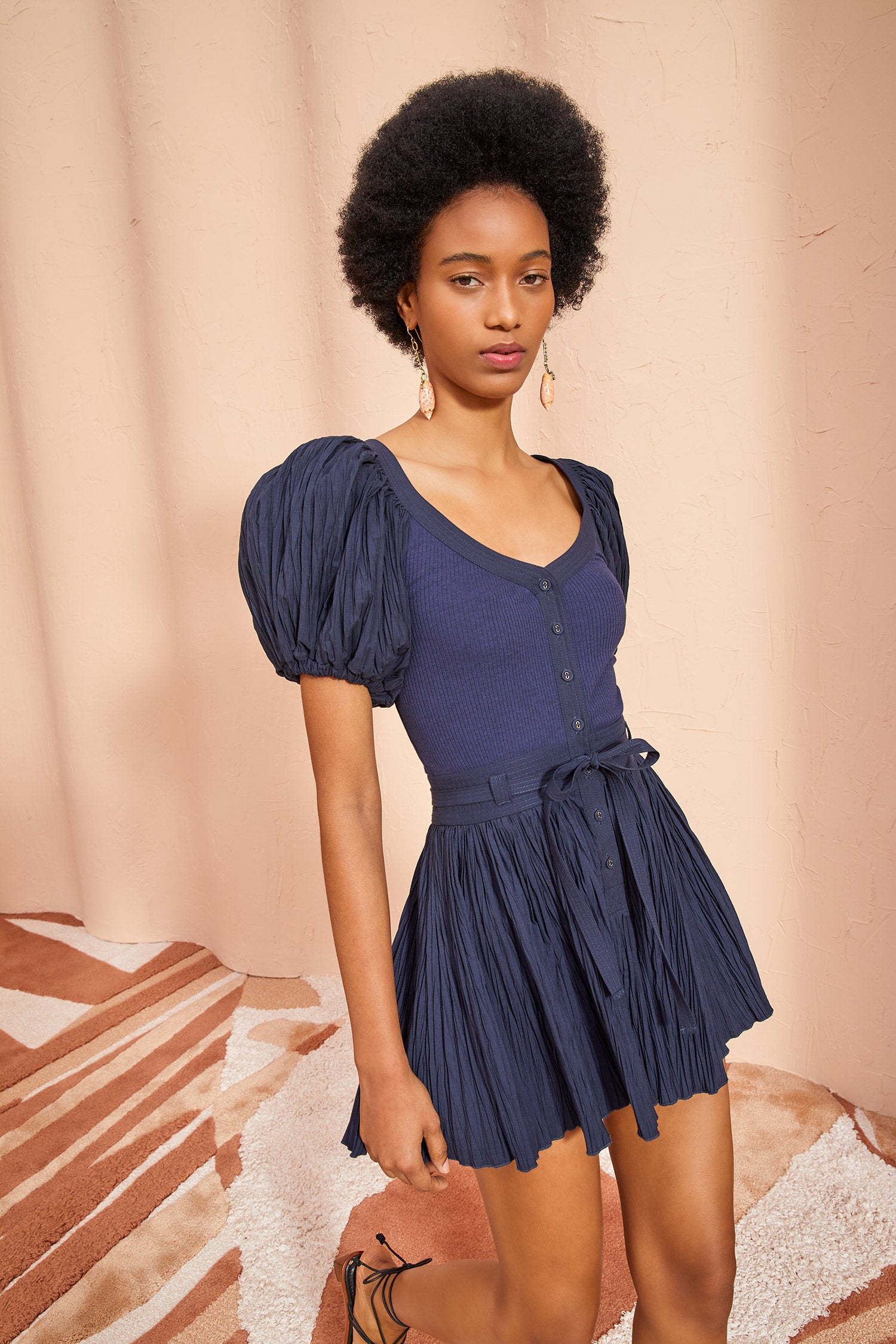 Ulla Johnson Vinny Playsuit - Midnight