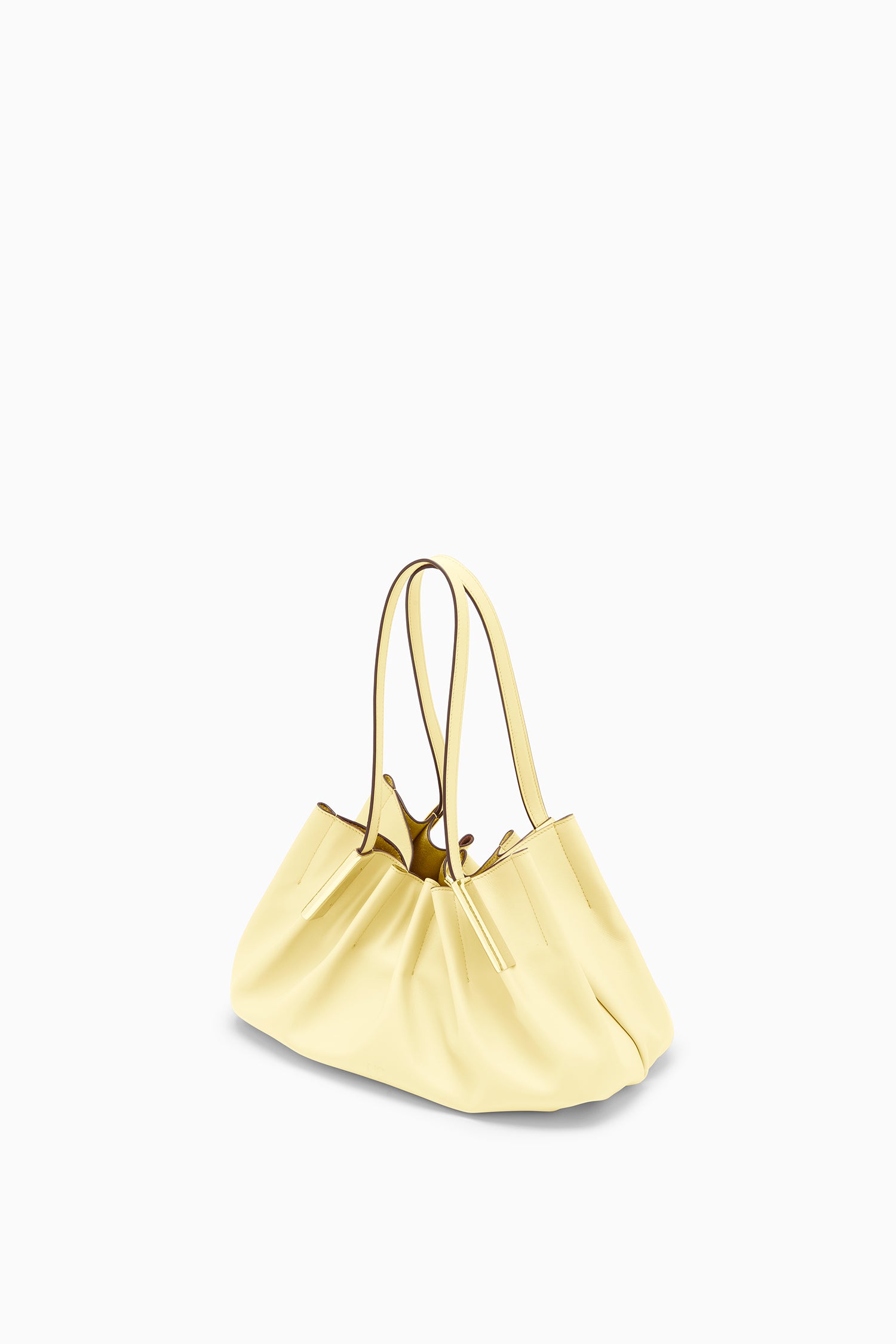 Ulla Johnson Isadora Mini Ruched East-West Tote - Chantilly