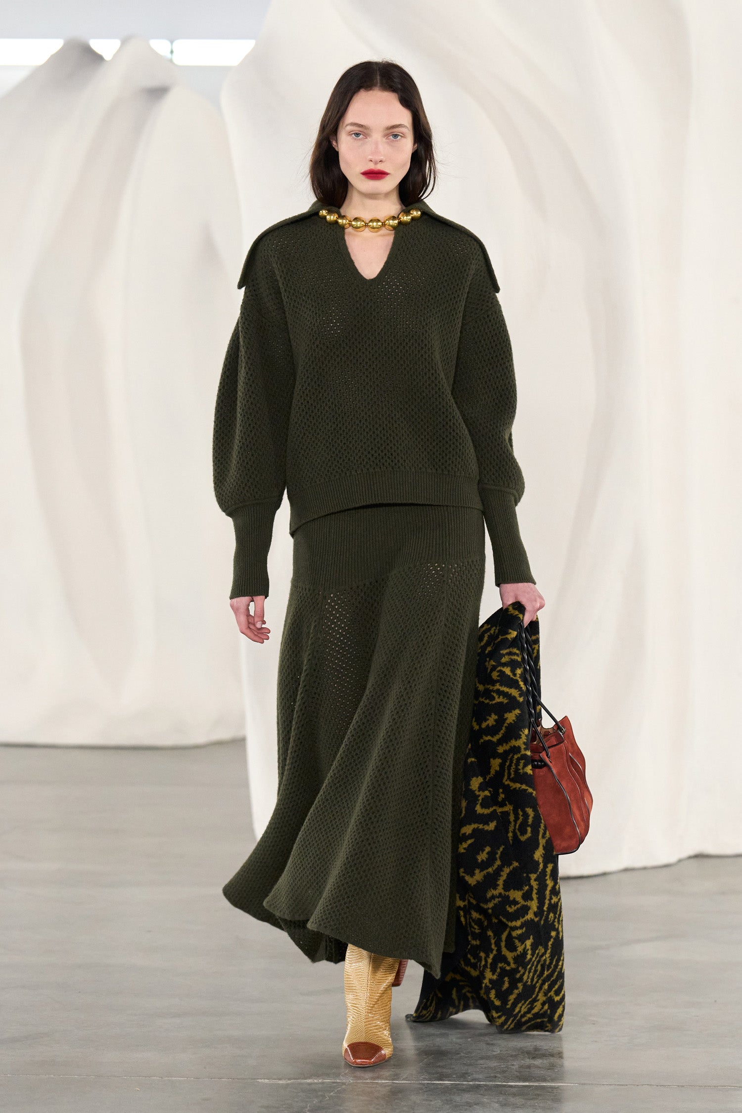 Ulla Johnson Lila Wool Knit Pullover - Militaire