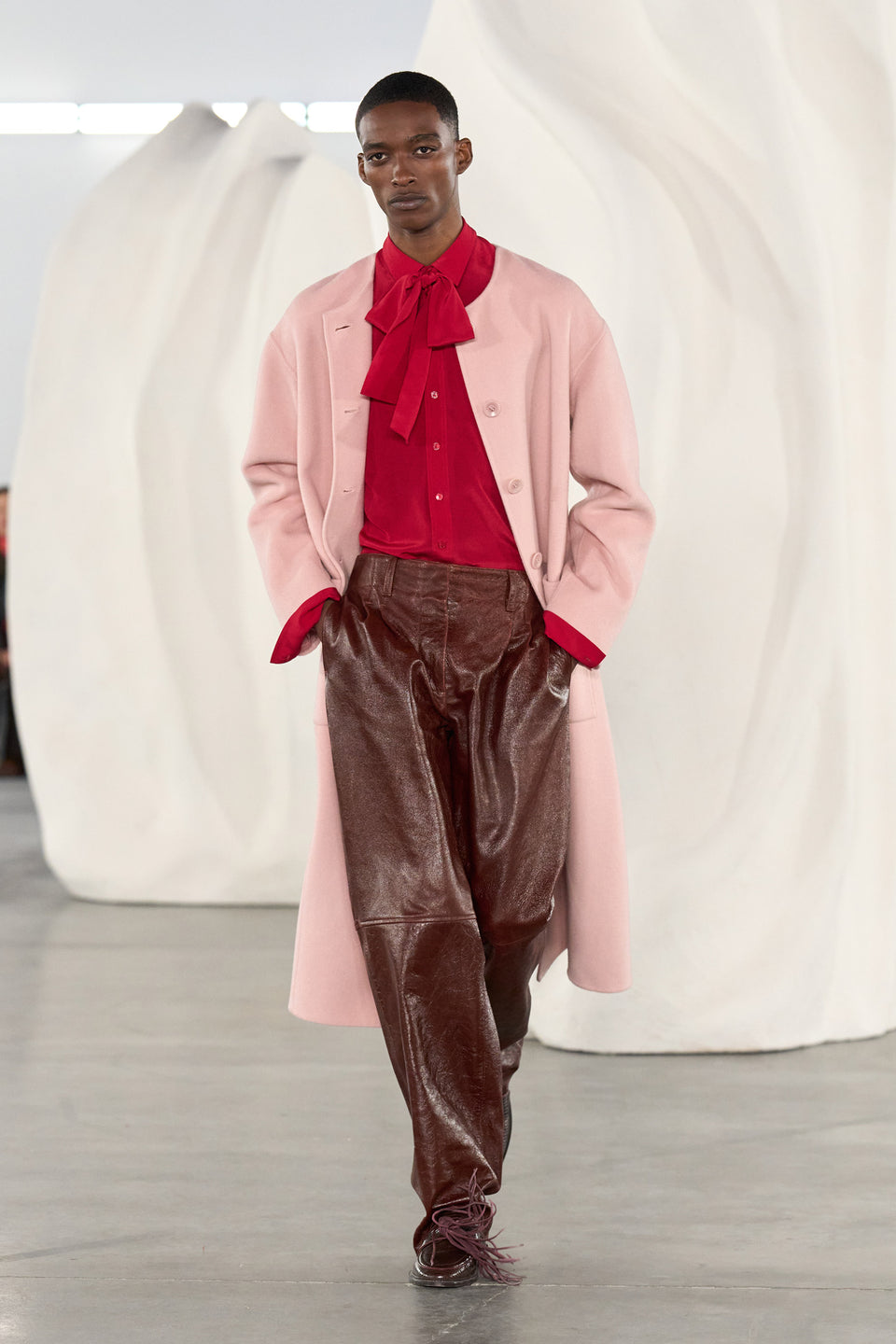 Keiran Leather Pant - Cognac