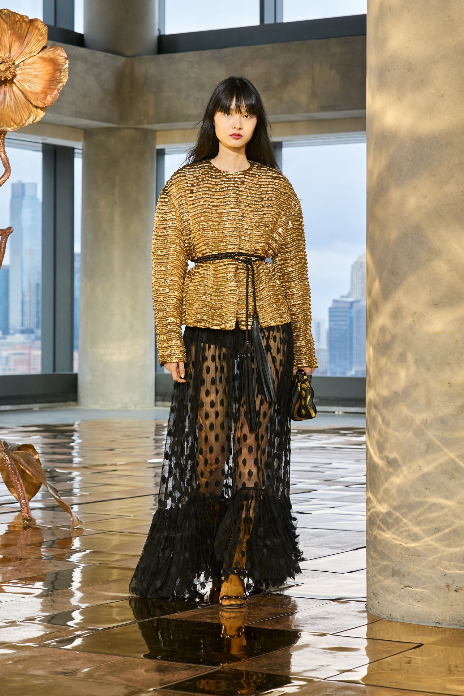 Ulla Johnson Tassel Belt - Noir