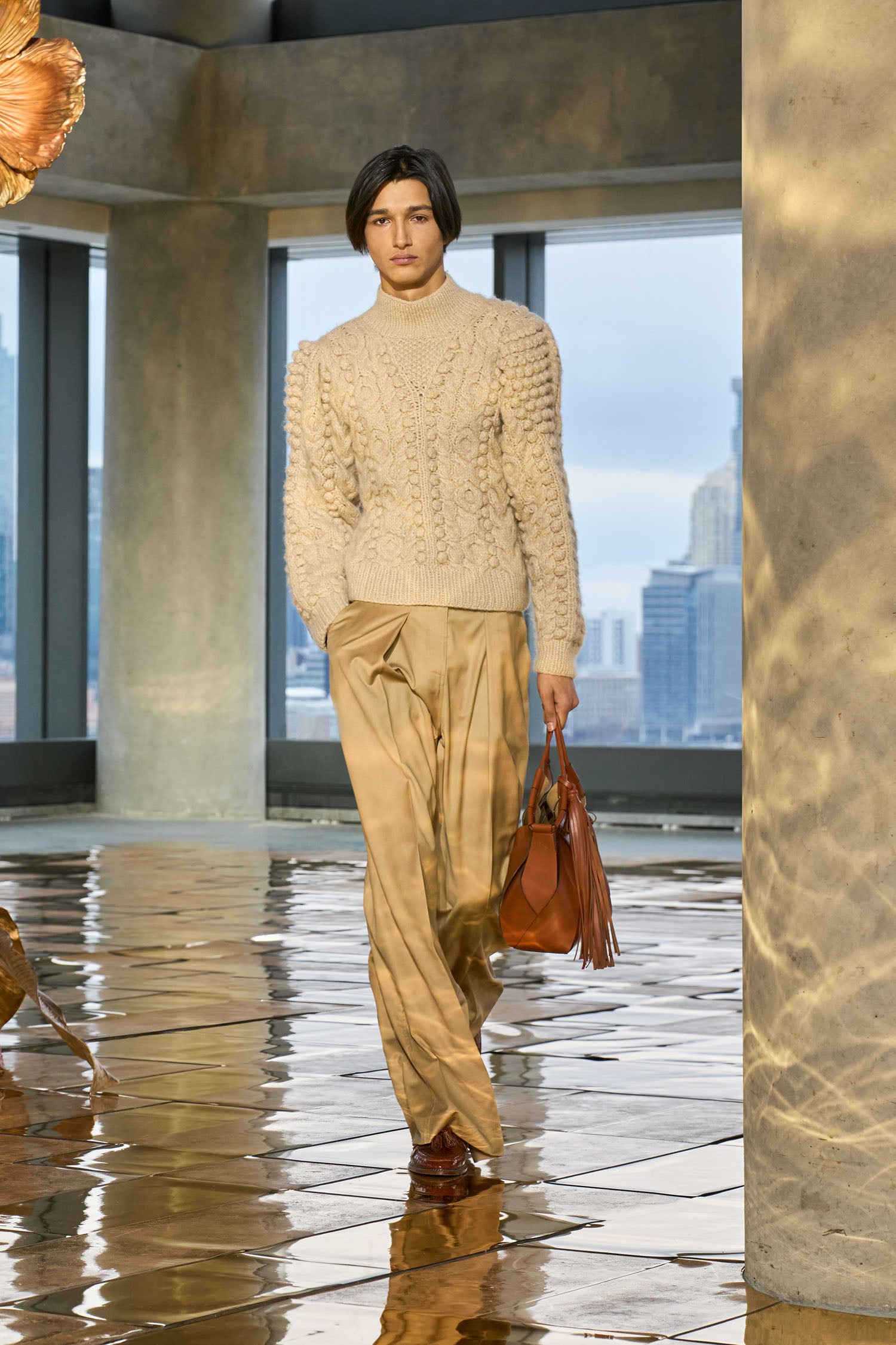 Albia Alpaca Knit Pullover - Dune