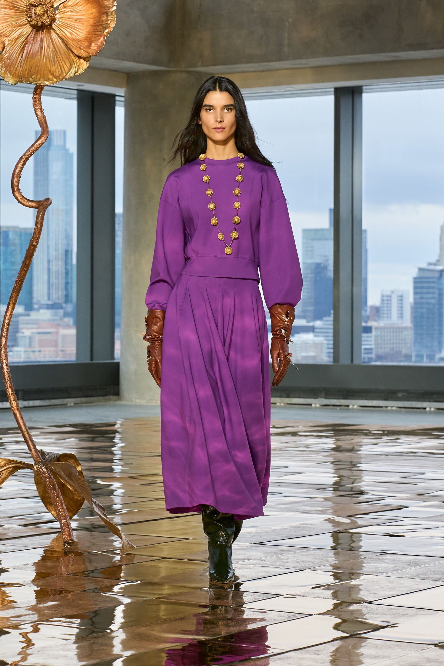 Ulla Johnson Axel Long Sleeve Top - Thistle