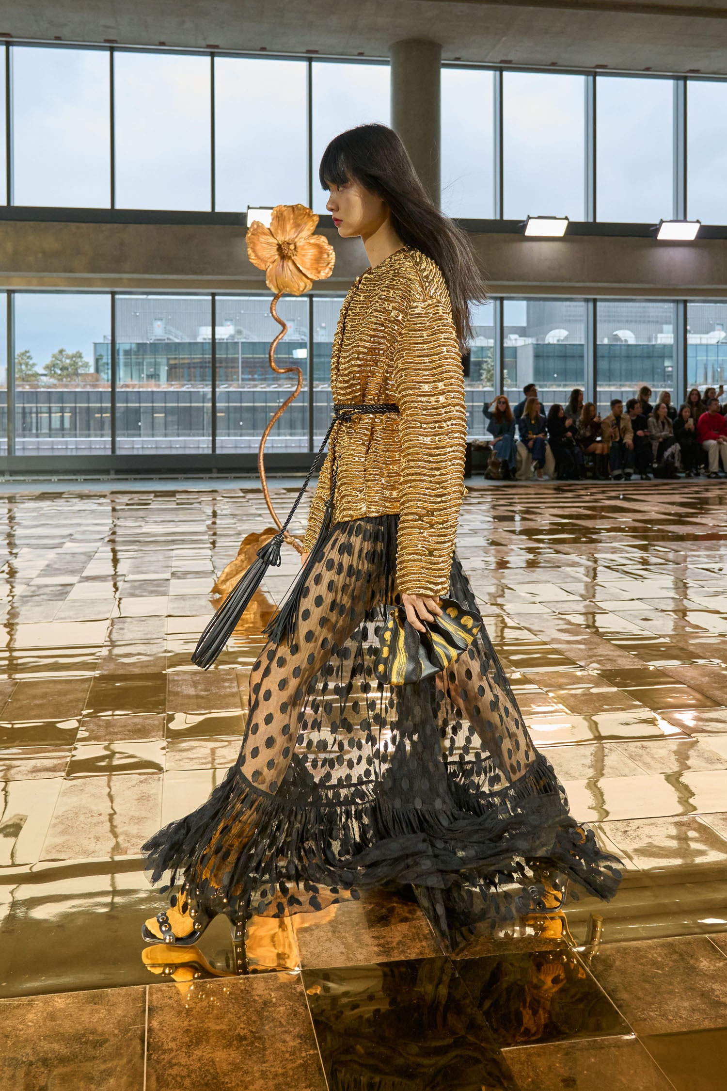 Veeda Metallic Jacket - Oro