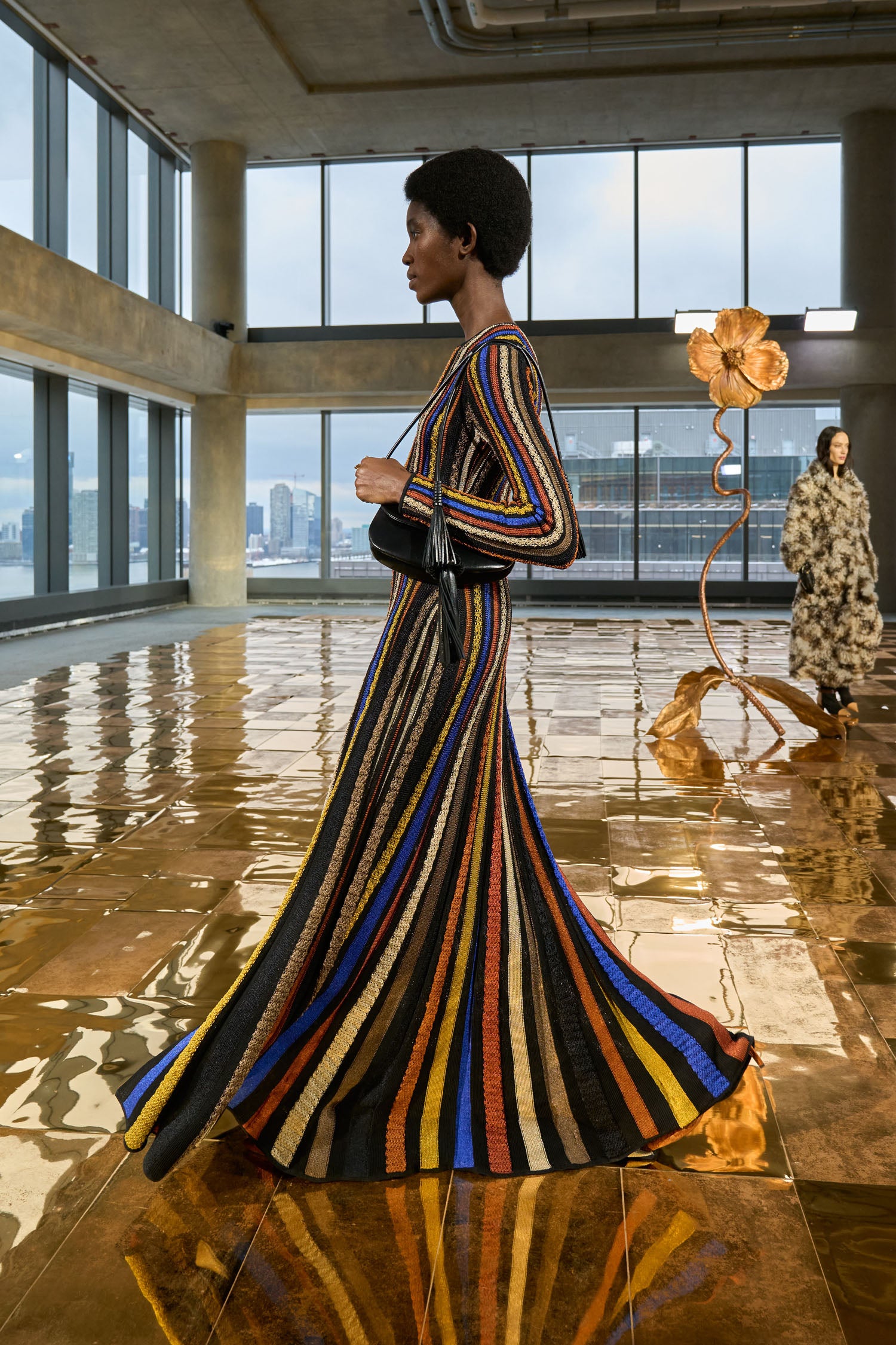 Ulla Johnson Albie Knit Long Sleeve Dress - Zoisite