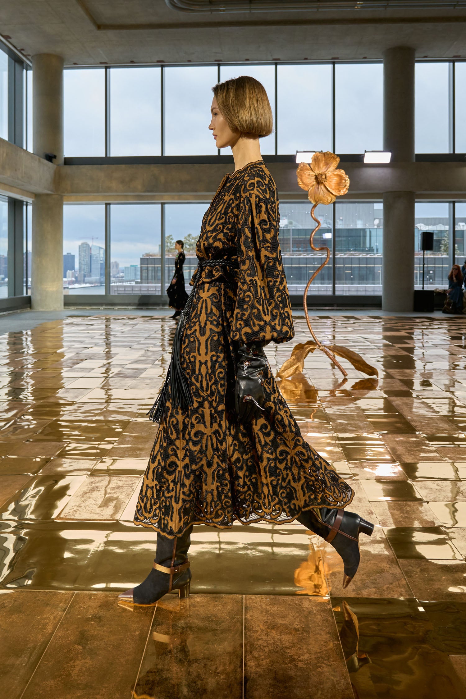 Ulla Johnson Coletta Applique Jacket - Saffron