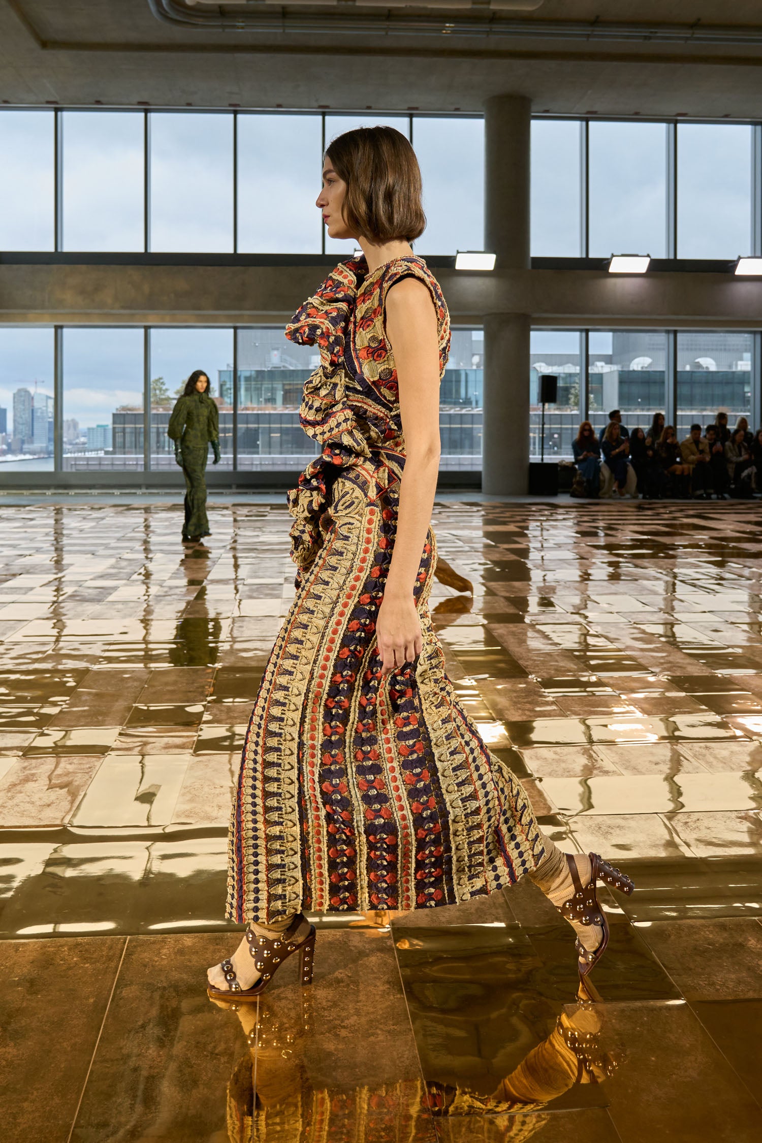 Ulla Johnson Estela Jacquard Sleeveless Dress - Ametrine