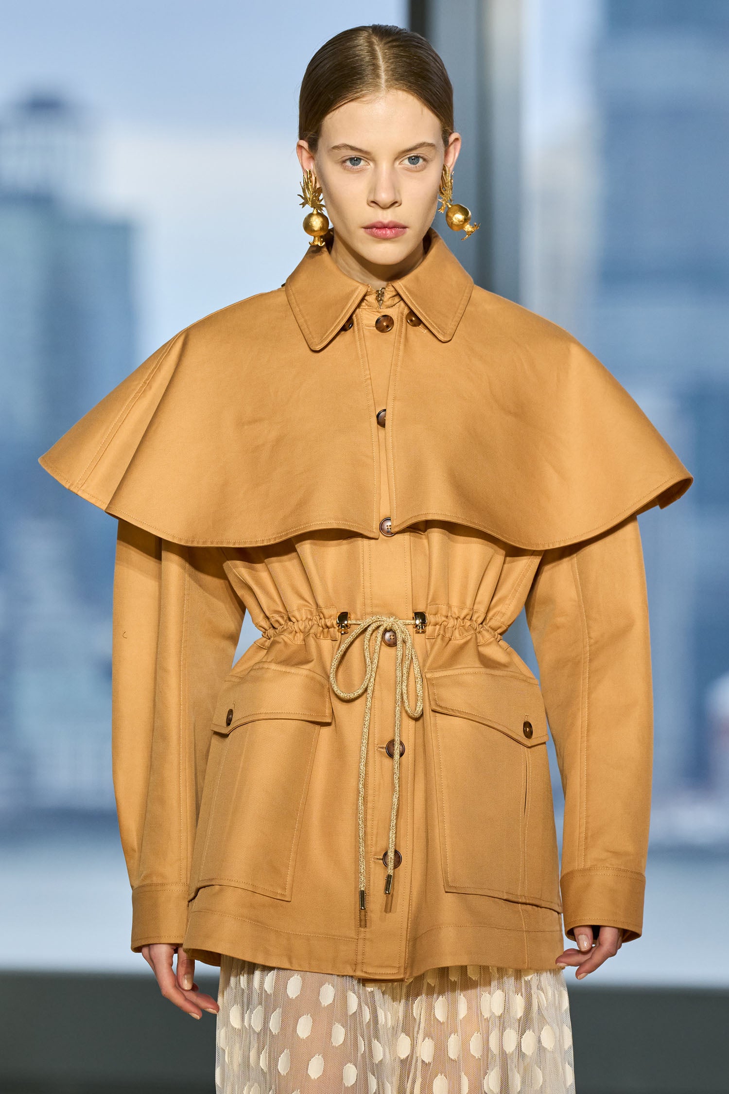 Ulla Johnson Devon Coat with Removeable Cape - Alpaca