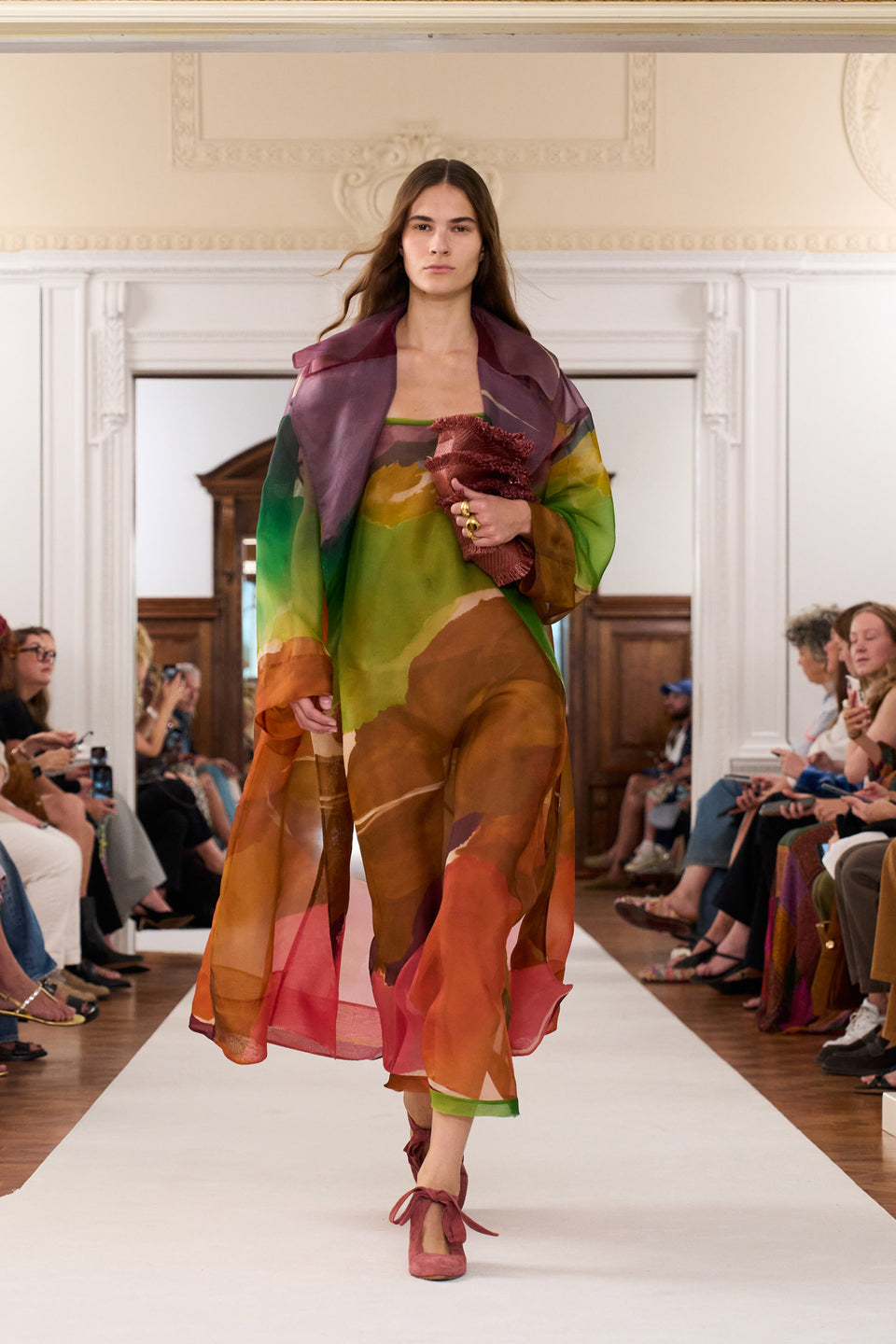 Landscape Organza Dress - Nature Abhors A Vacuum