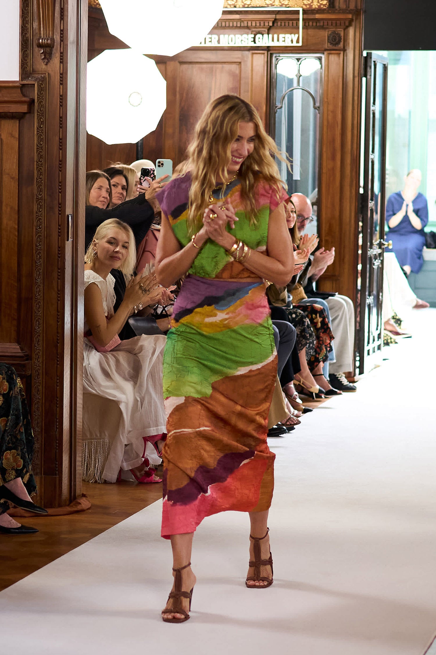 Inez Satin Pencil Skirt - Nature Abhors A Vacuum