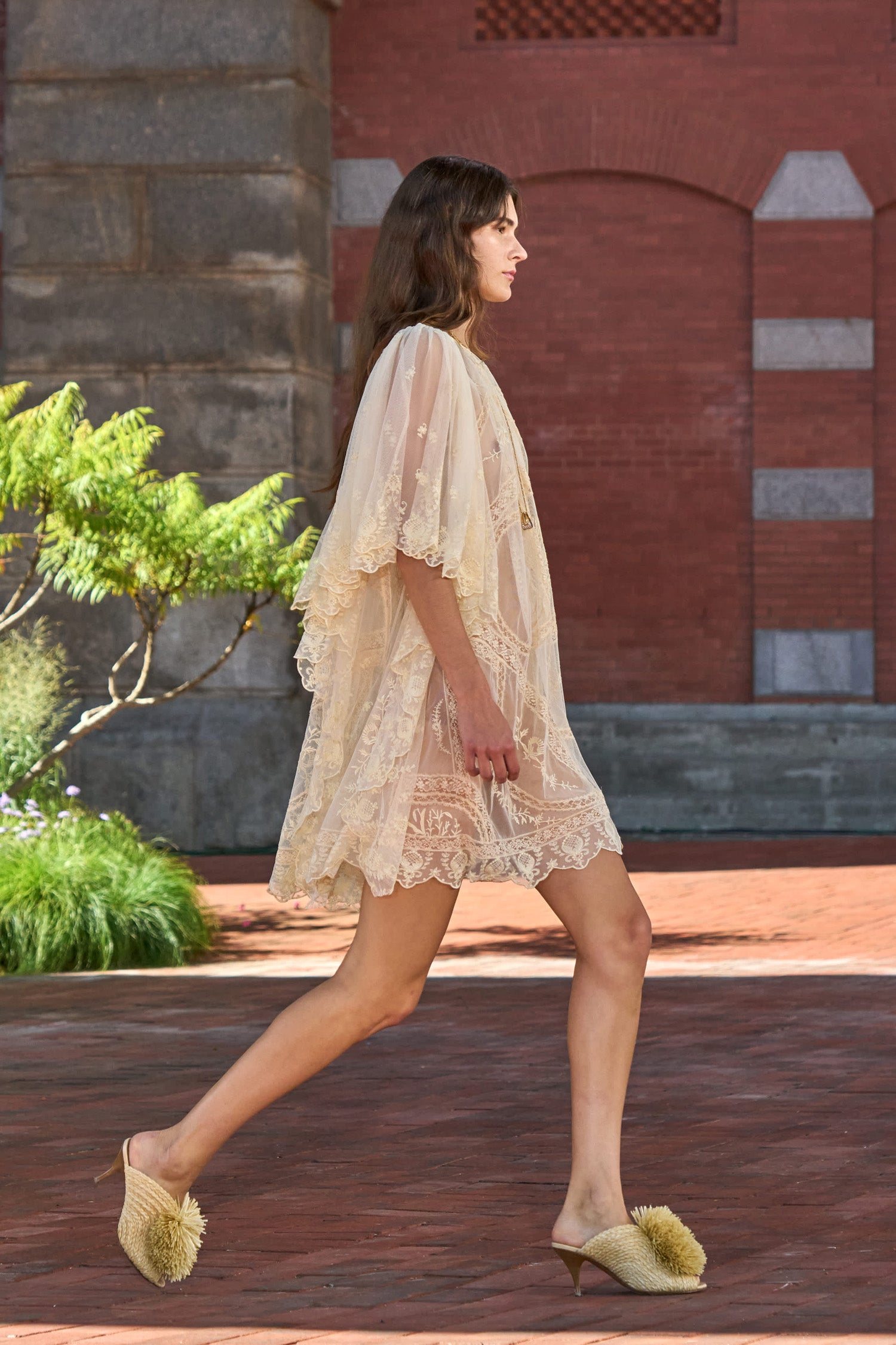 Ulla Johnson ⁣⁢Grazia Minikleid – Perle⁤⁣