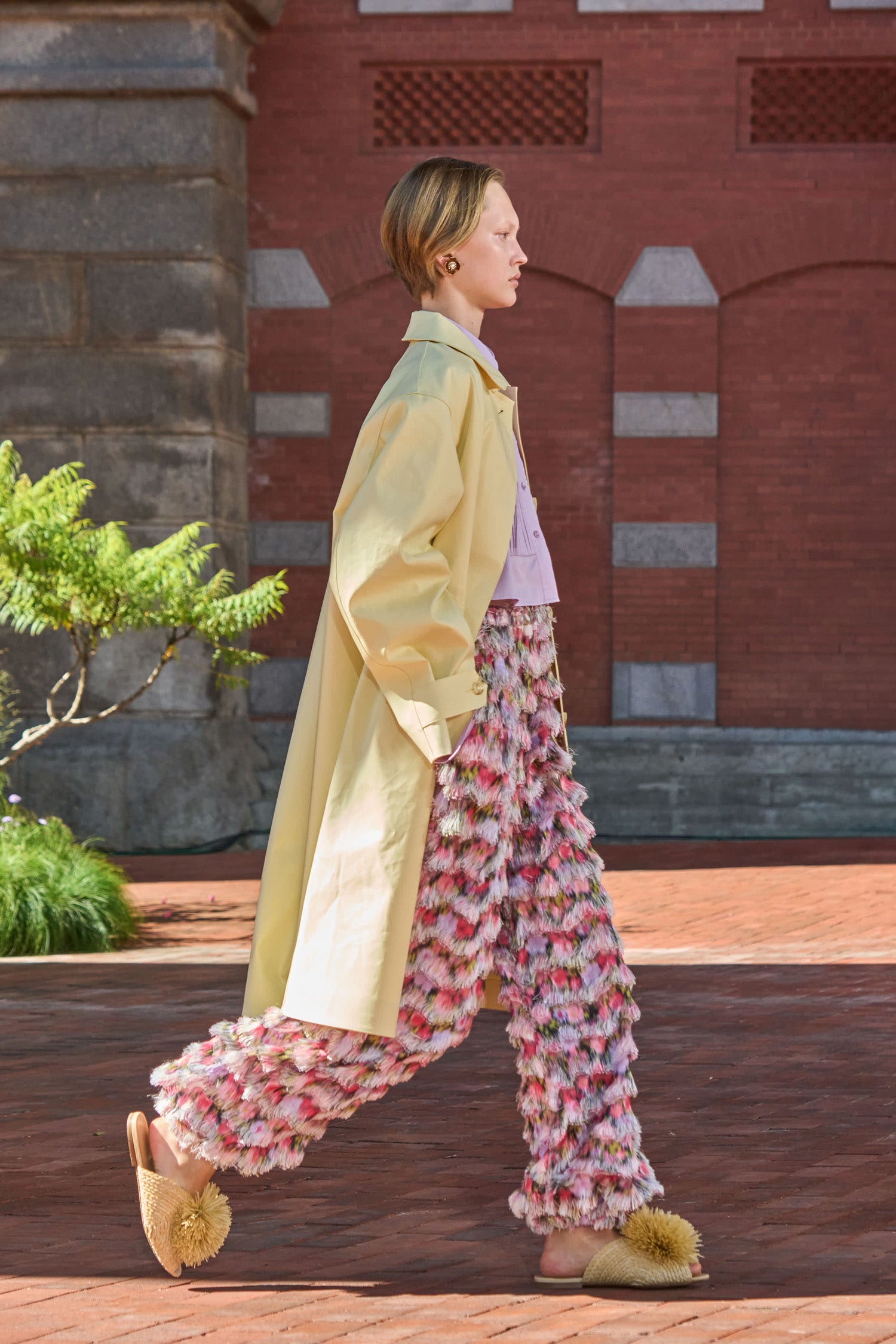 Ulla Johnson ⁣⁢Pantalonielvira Con Coulisse - Summer Garden⁤⁣