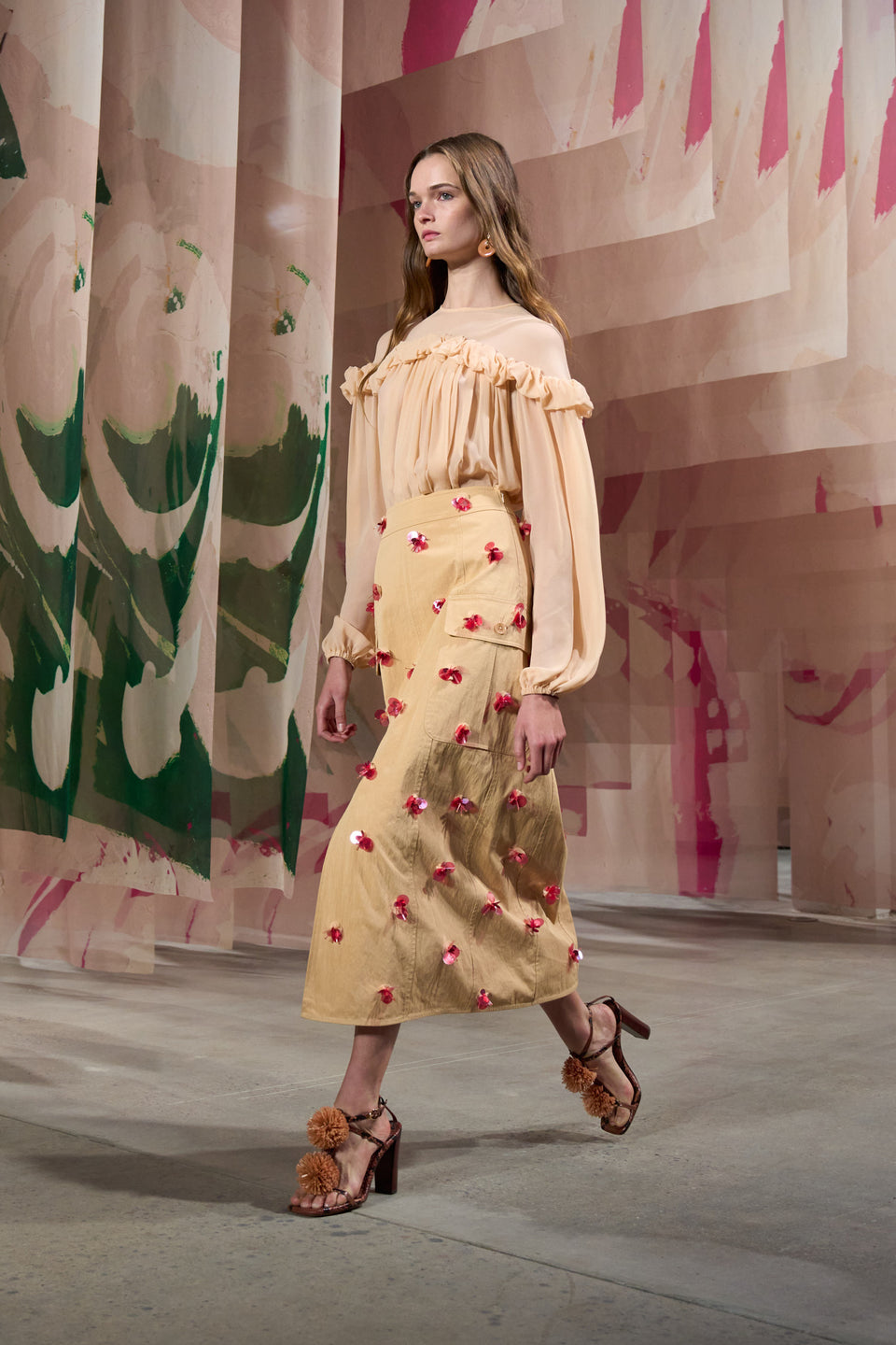 Rhodes Skirt - Desert Khaki