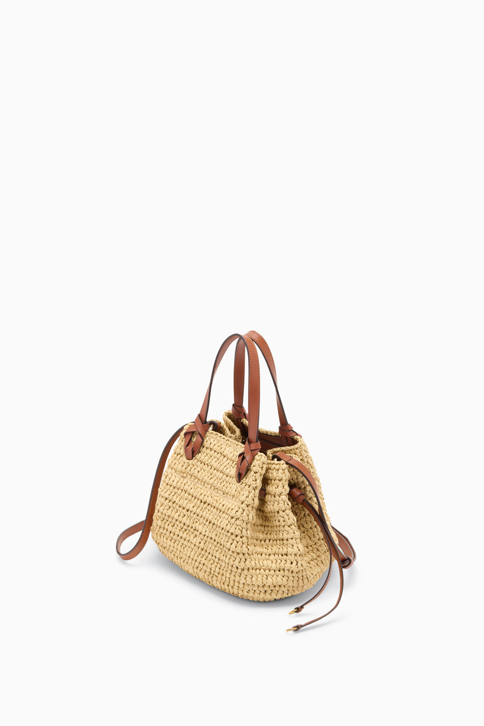 Gio Raffia Crossbody - Natural
