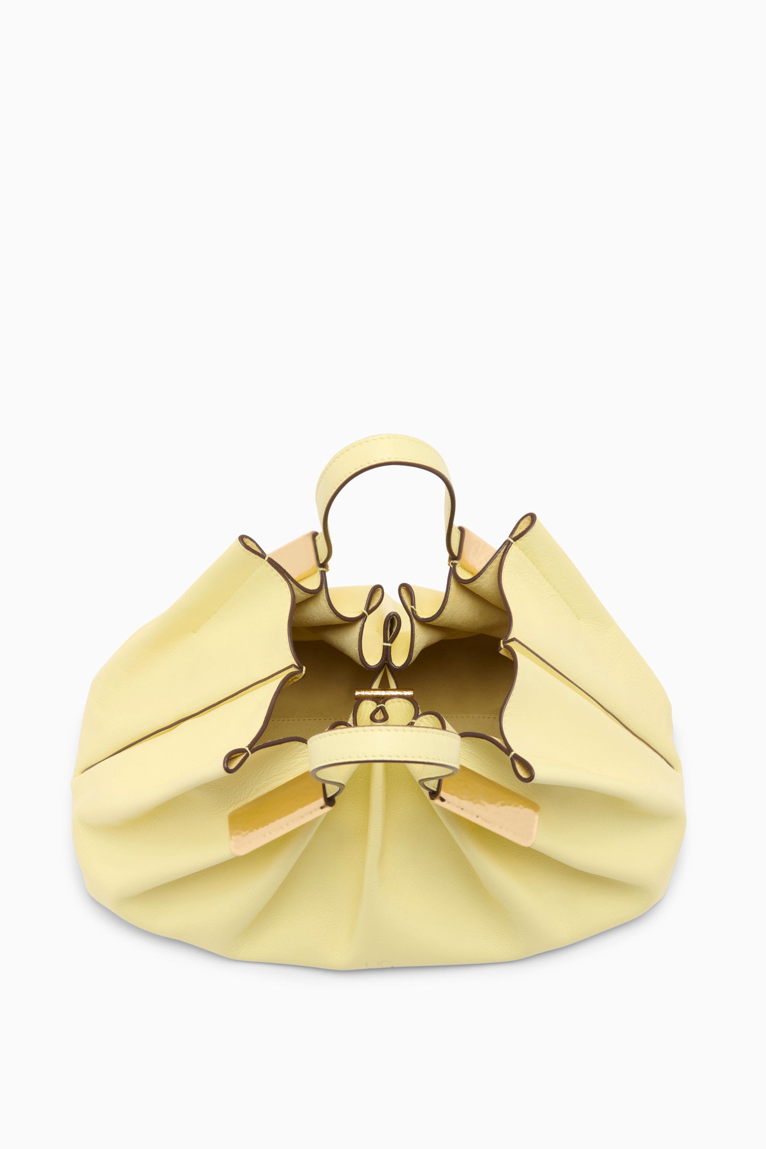 Isadora Mini Ruched East-West Tote - Chantilly