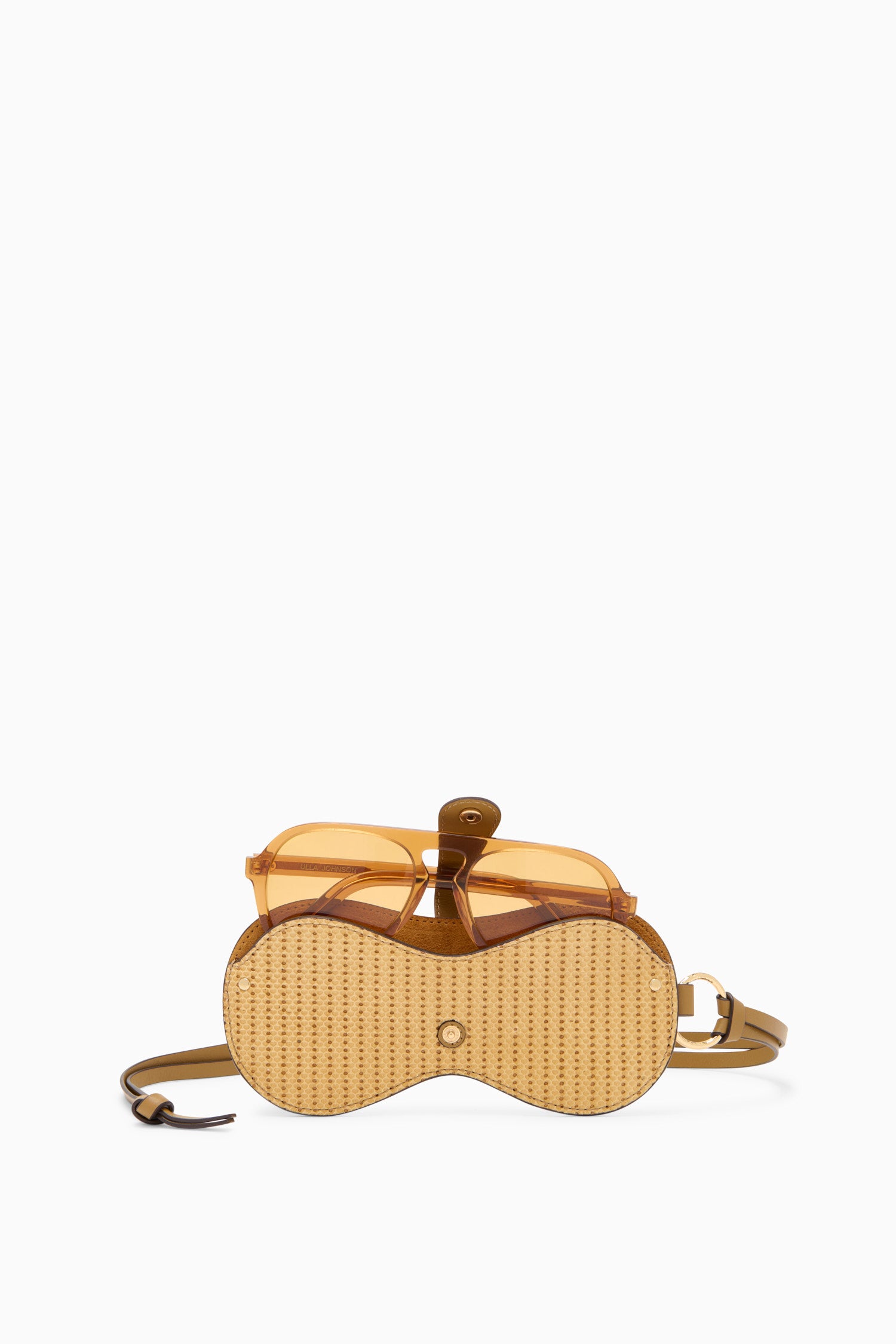 Ulla Johnson Alvie Sunglasses Case - Fawn