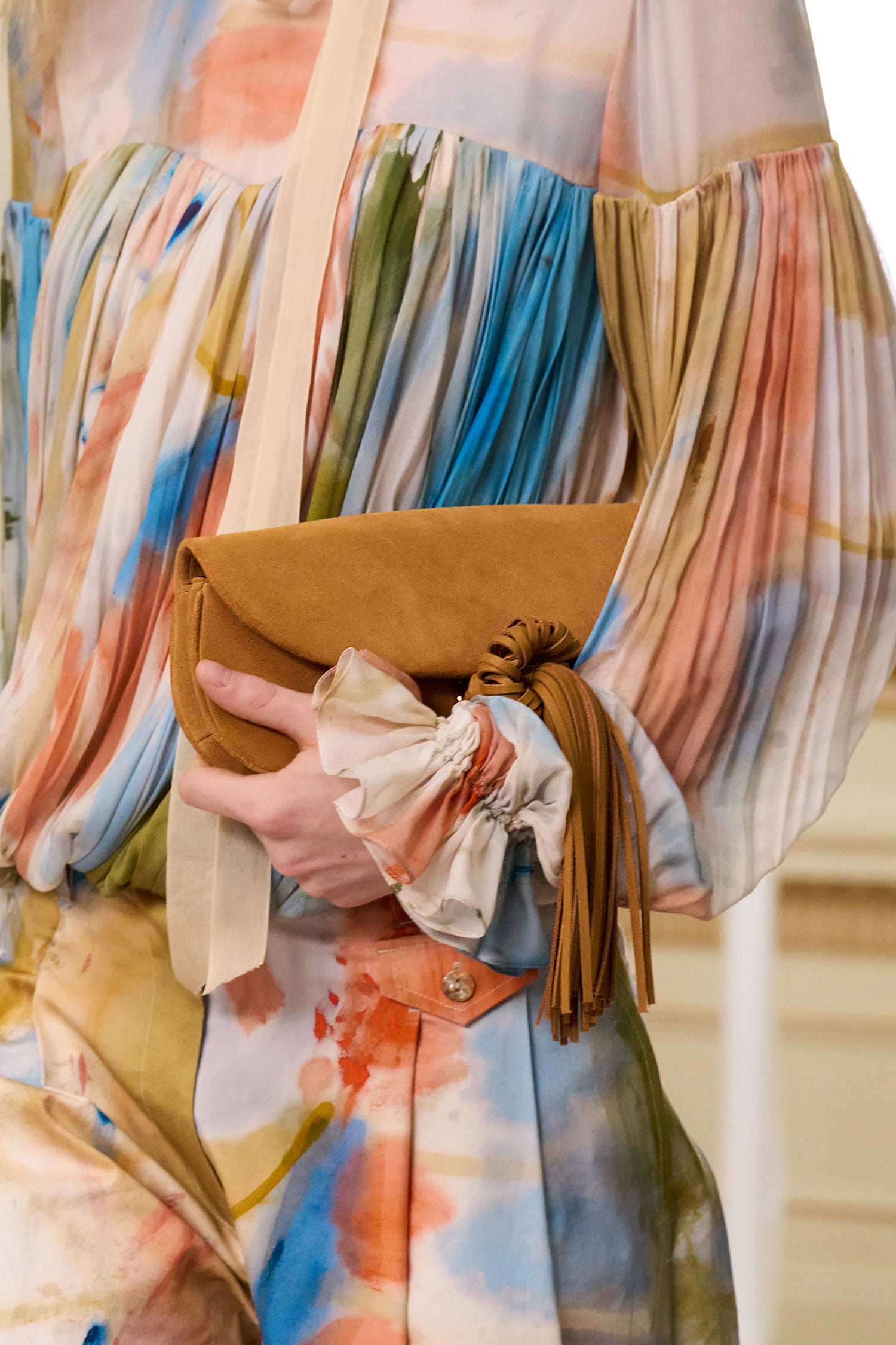 Ulla Johnson Paloma Tassel Flap Bag - Canyon