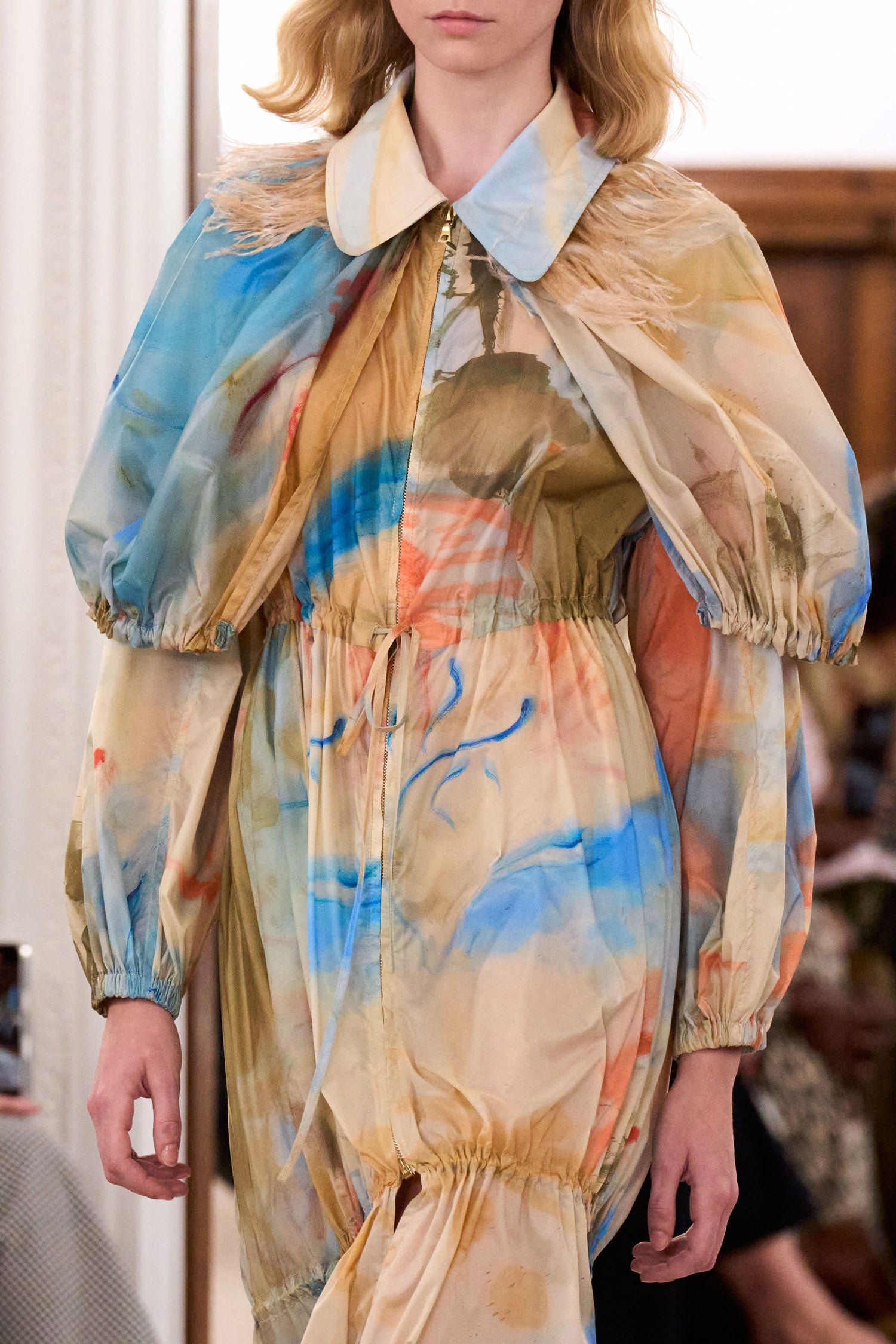 Ulla Johnson Nadia Bubble Tiered Coat - Western Dream