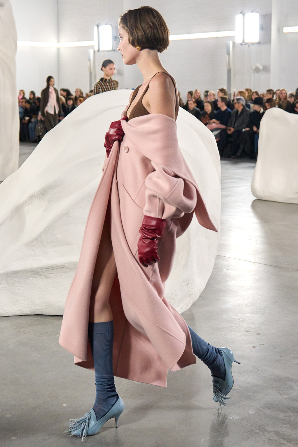 Rory Wool Coat - Powder