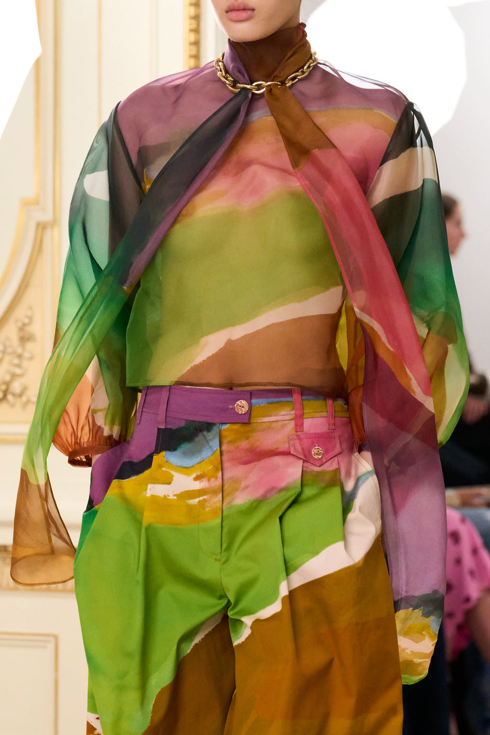 Anisa LS Organza Blouse - Nature Abhors A Vacuum