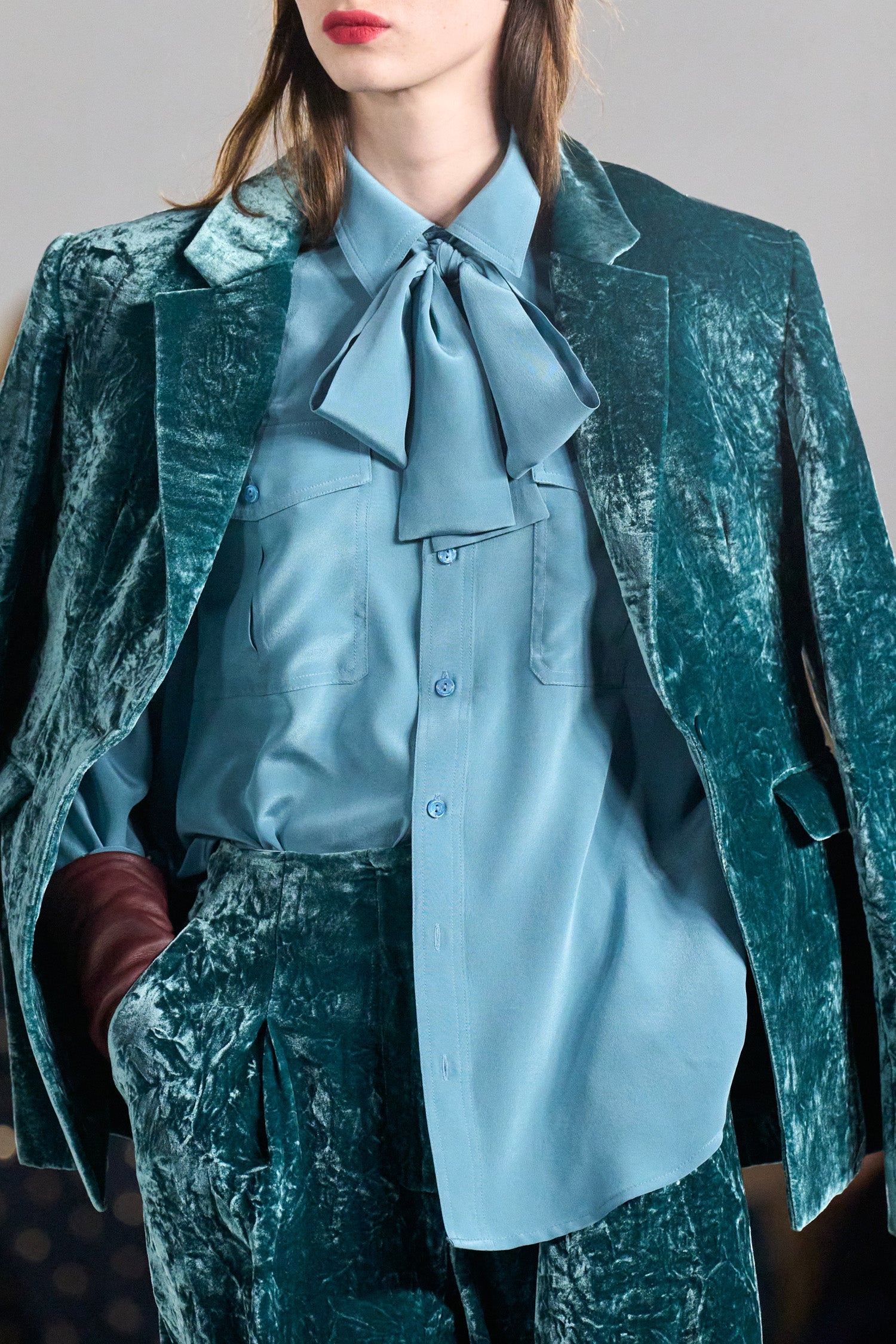 Ellery Velvet Jacket - Jadeite