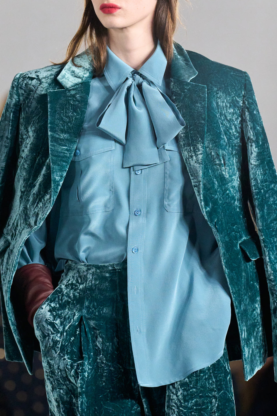 Ellery Velvet Jacket - Jadeite