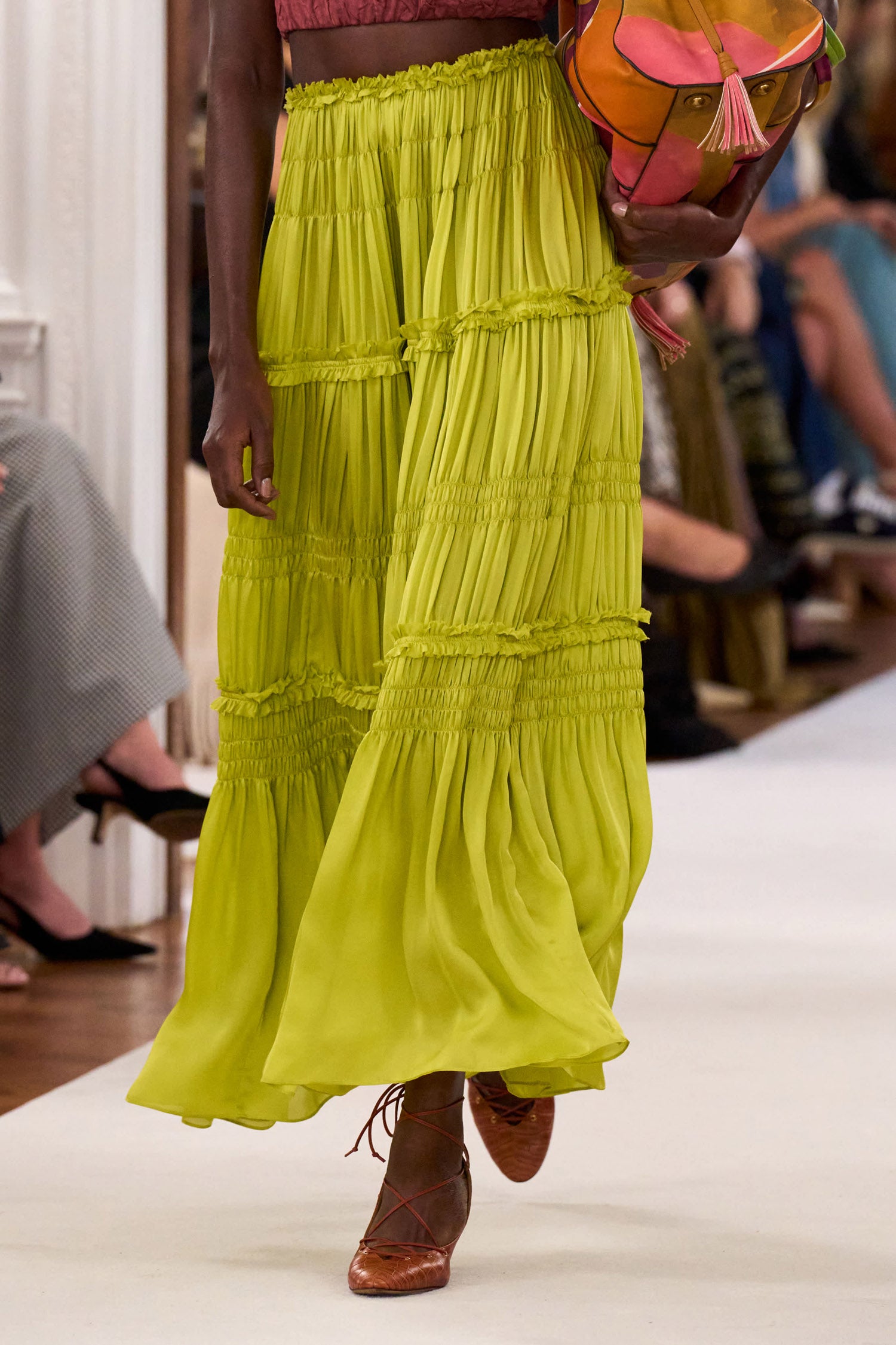 Virginie Skirt - Chartreuse