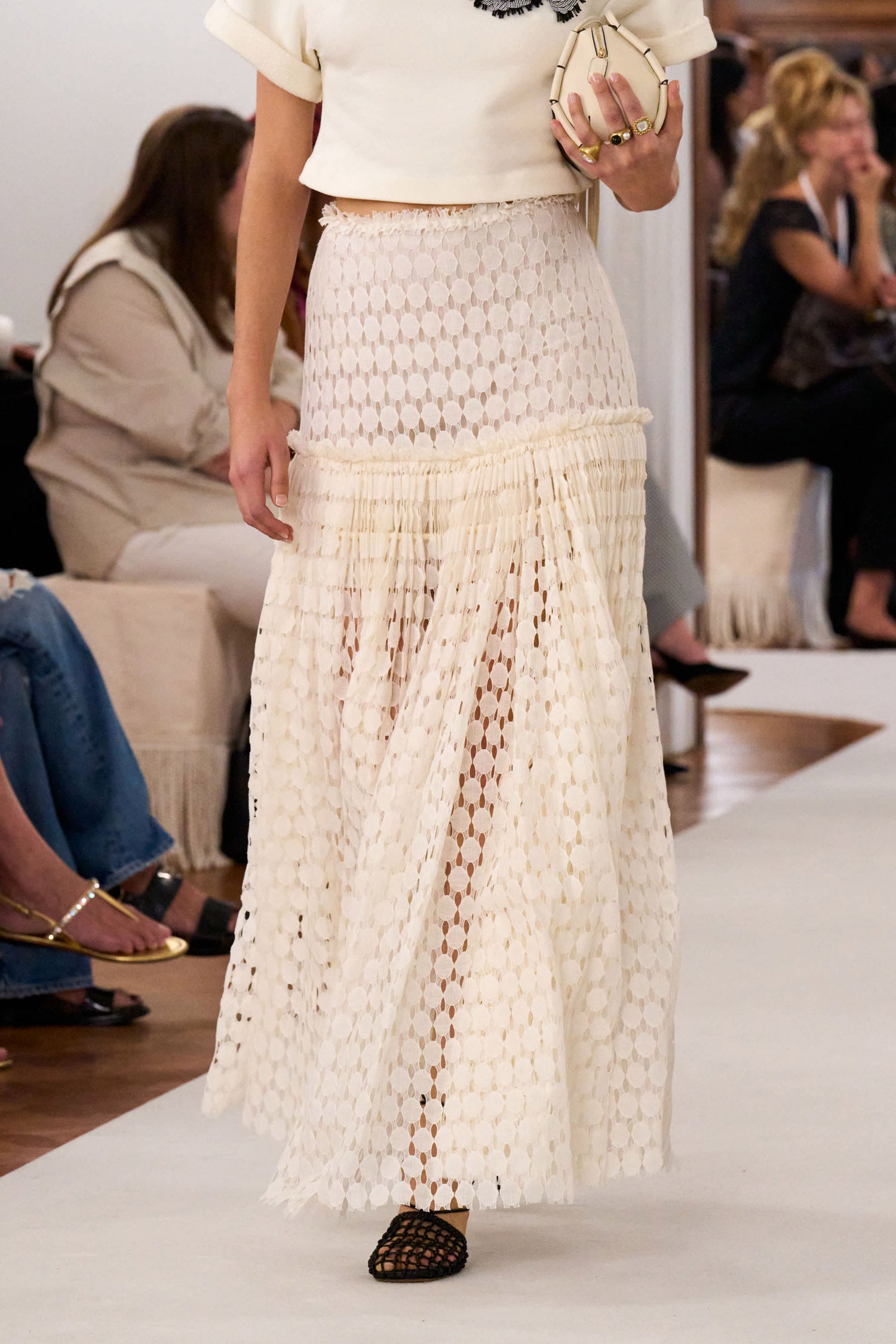 Aris Skirt - Chalk