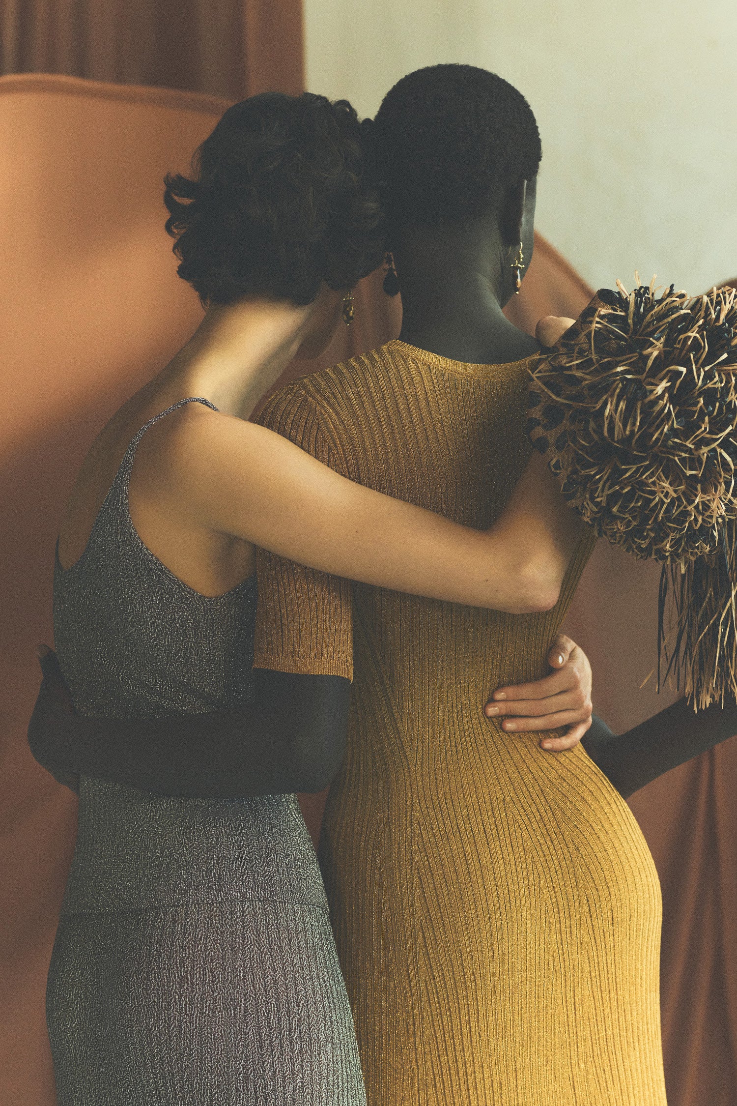 Ulla Johnson Maxine Short Sleeve Knit Long Dress - Gild