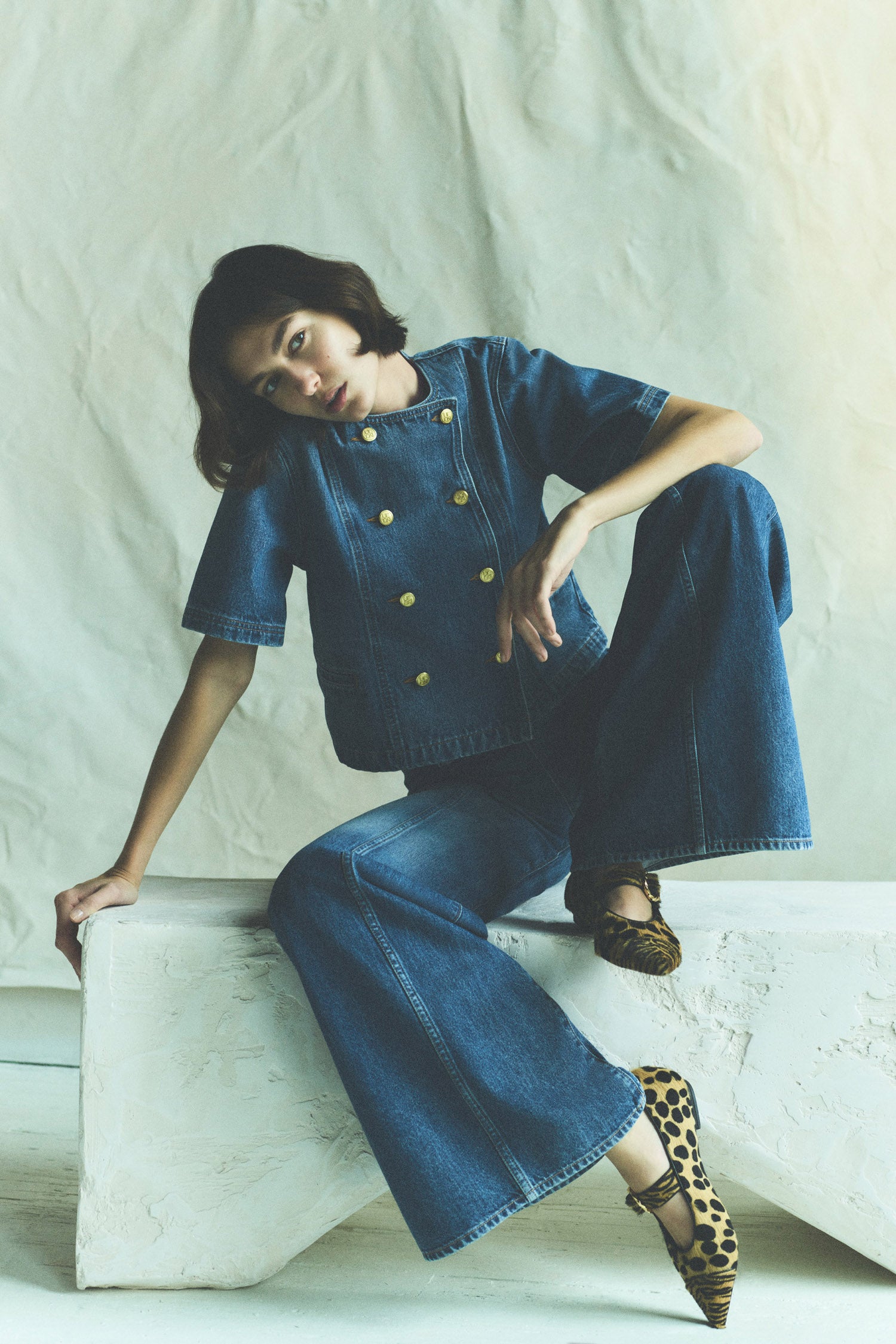 The Serge Short Sleeve Jacket - Danube