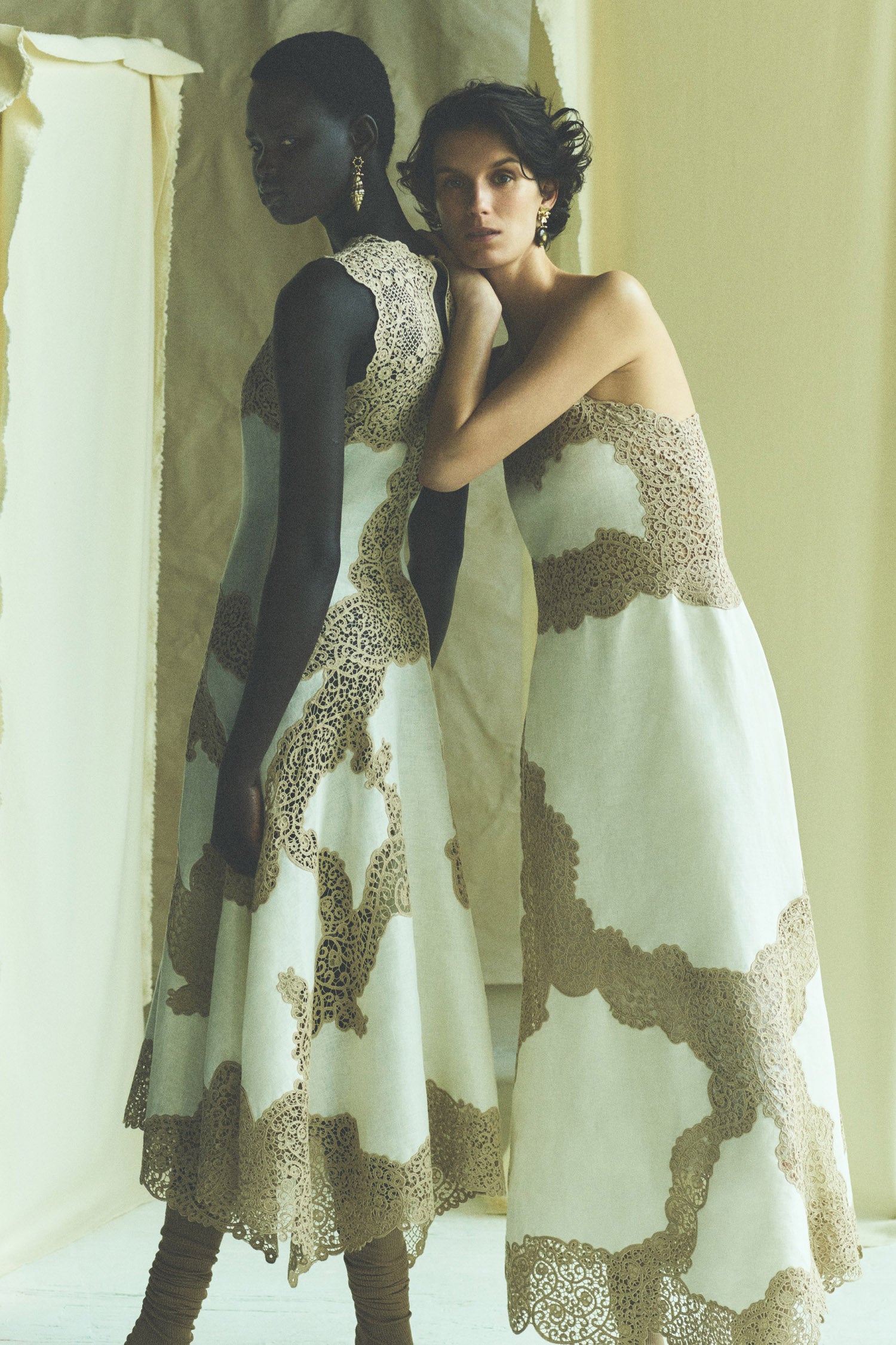 Ulla Johnson Arlette Sleeveless Handkerchief Dress - Travertine