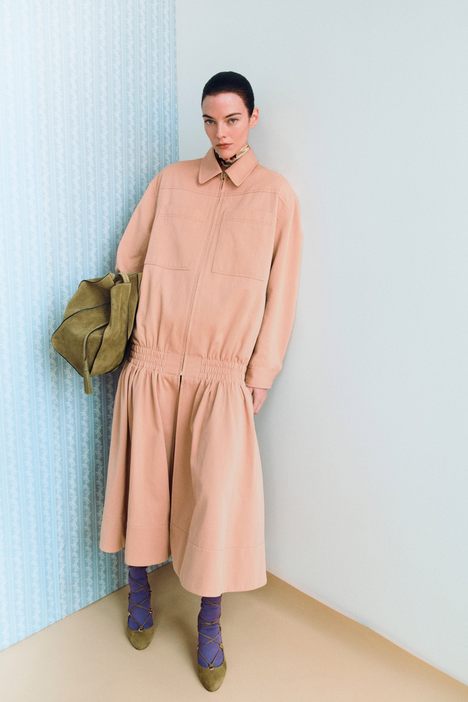 Ulla Johnson Aubrey Cotton Twill Coat - Fawn