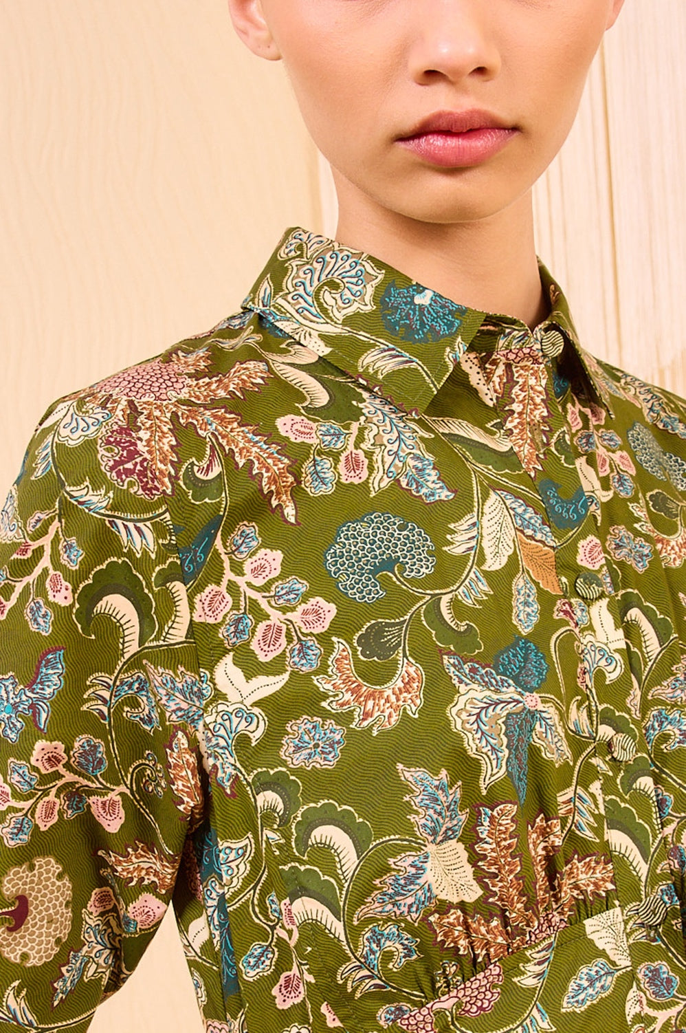 Ulla Johnson Eryn Long Sleeve Midi Dress - Lichen