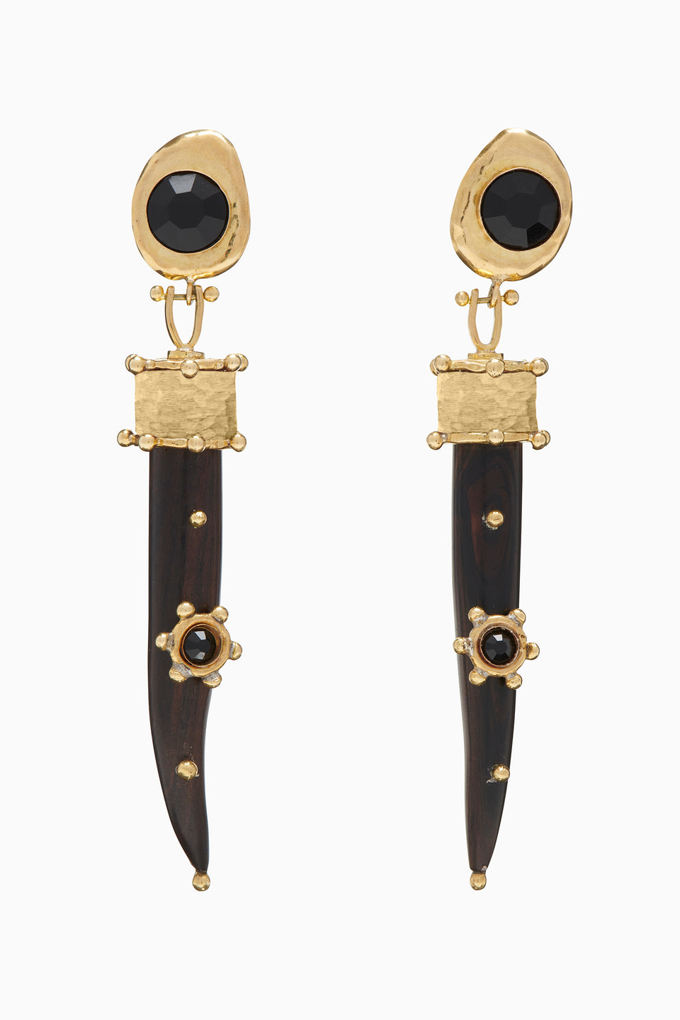 Bahira Pendant Earring - Ebony