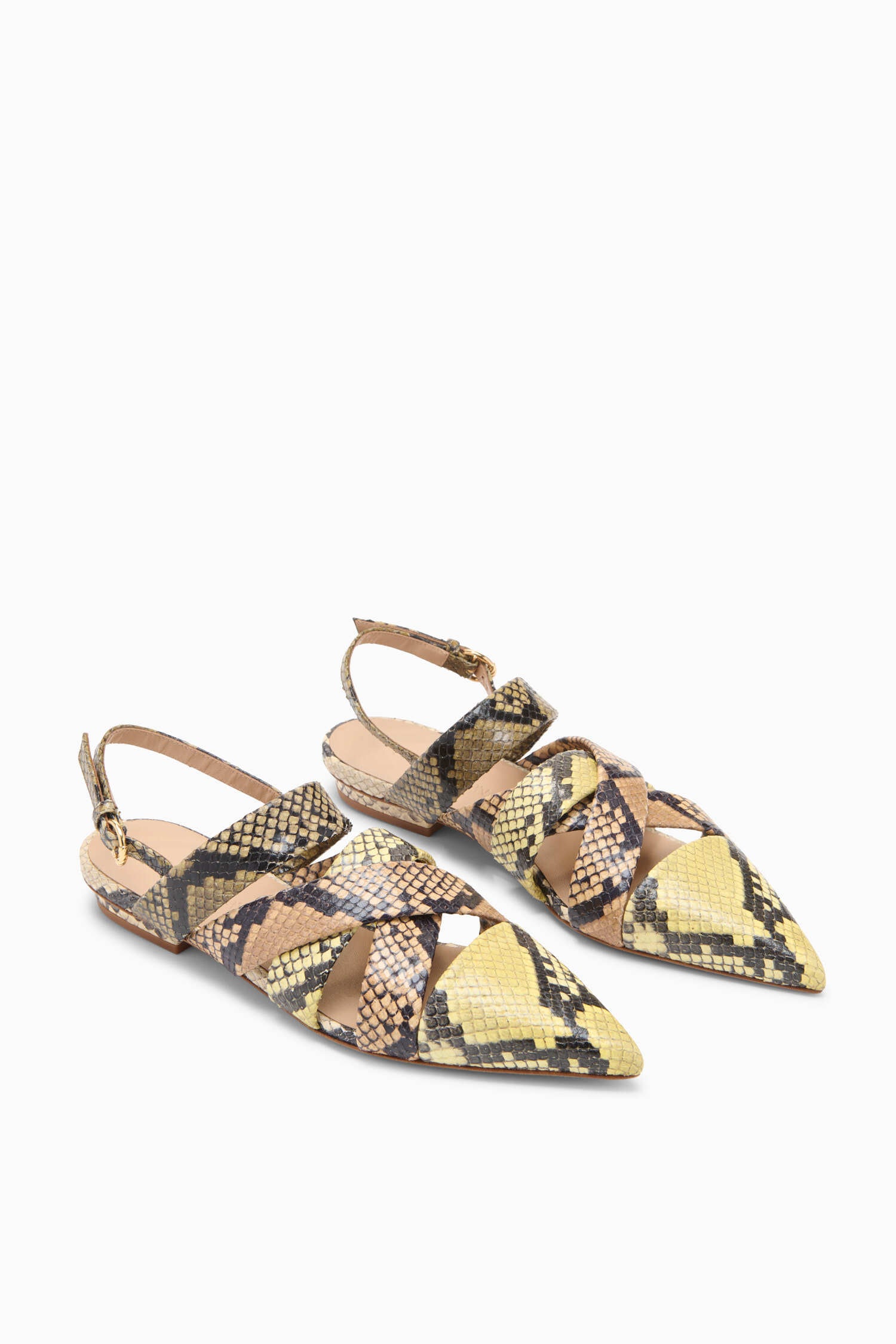 Ulla Johnson Tallulah Woven Flat - Mixte Python