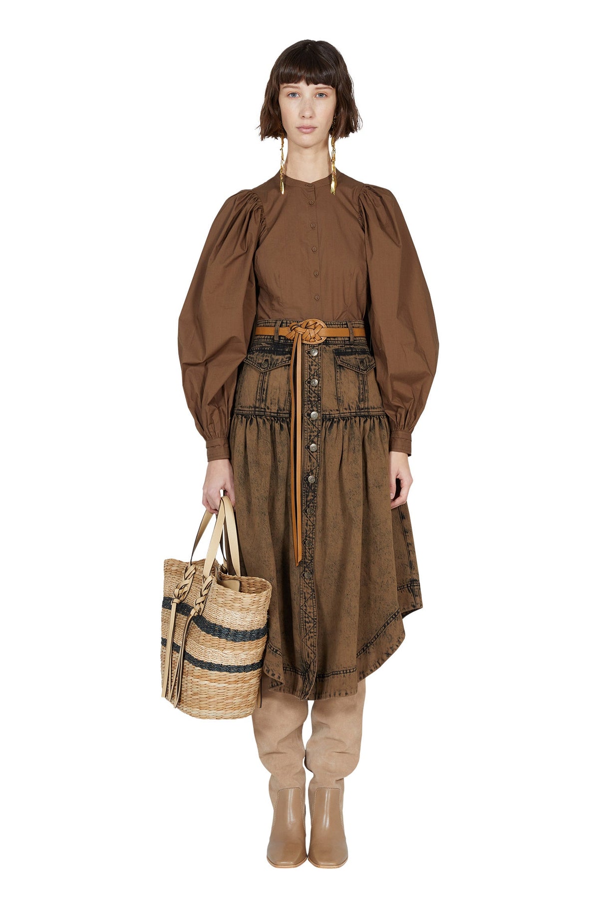 Briony Skirt - Desert Palm