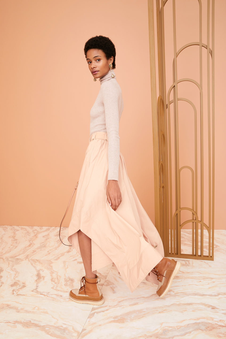 Mars Turtleneck - Dusty Rose