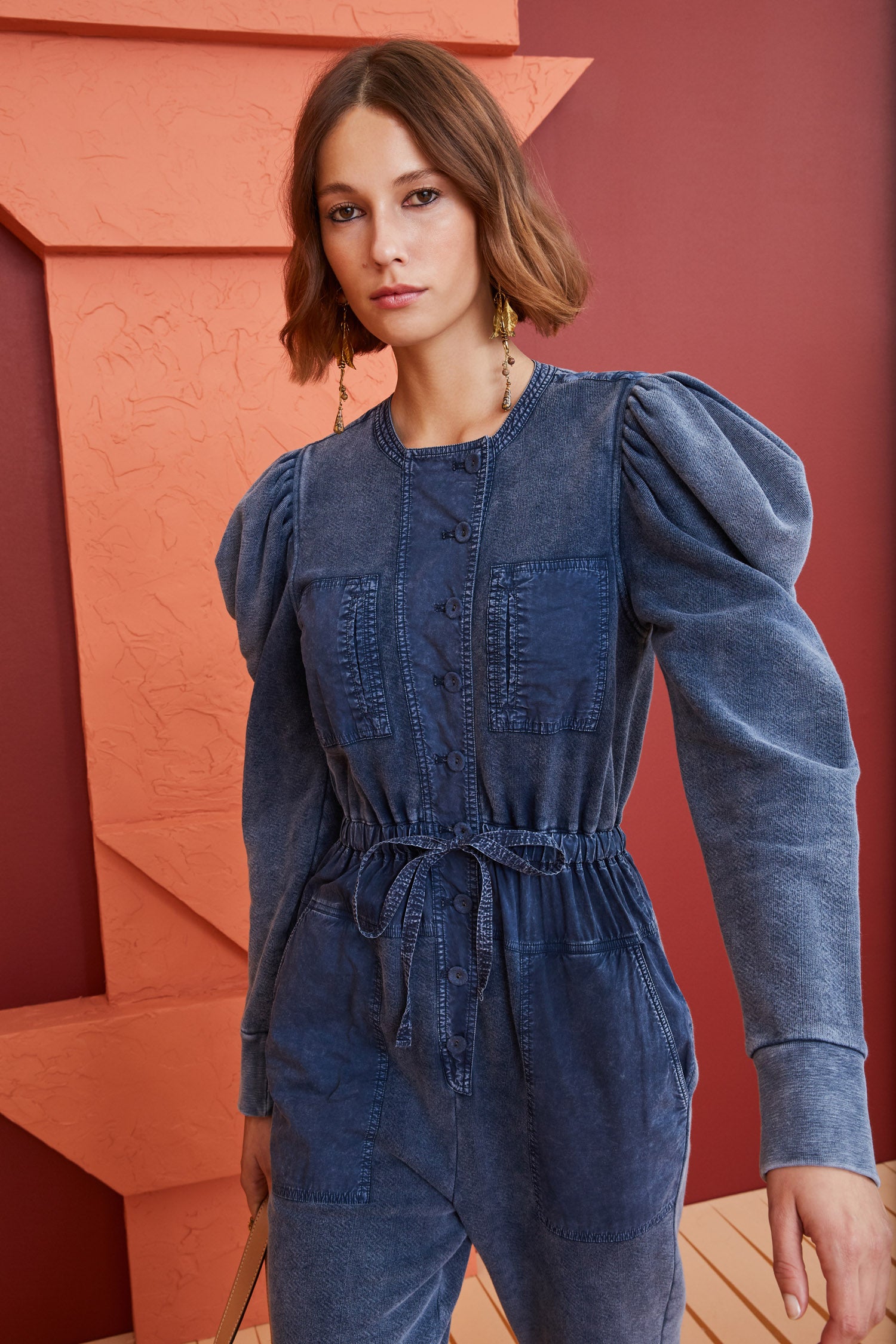 Ulla Johnson Sadie Jumpsuit - Indigo Acid
