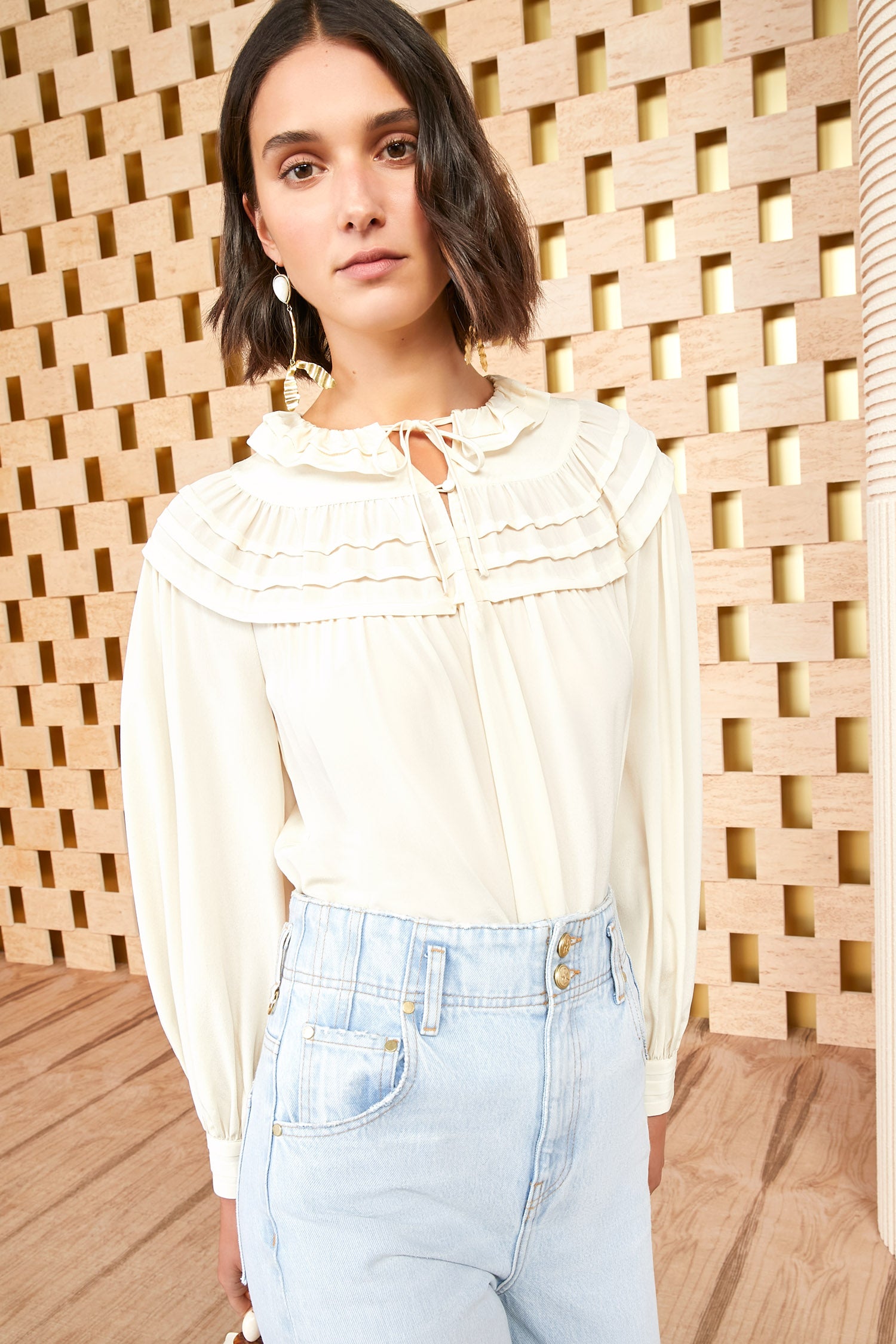 Ulla Johnson Aria Blouse - Bone