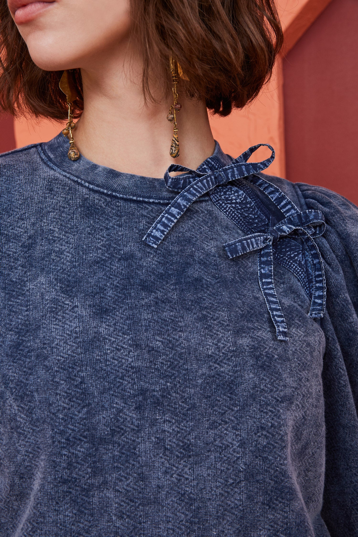 Ulla Johnson Harper Pullover - Indigo Acid