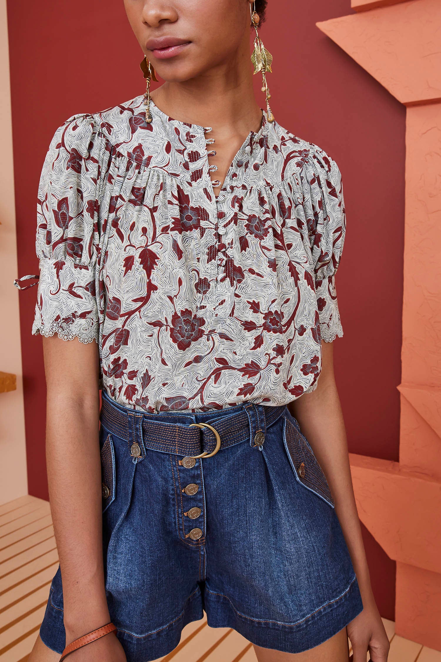 Ulla Johnson Karina Blouse - Gardenia